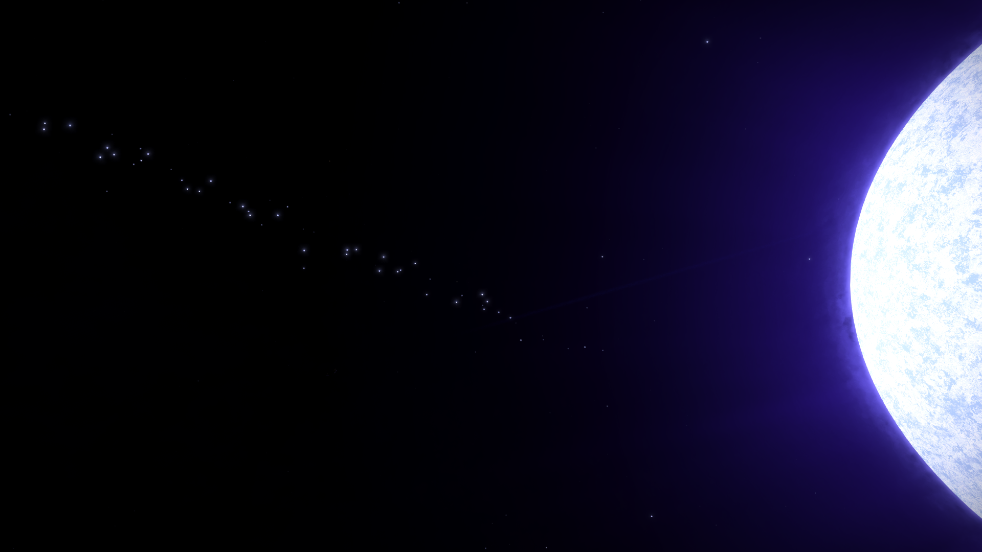 Et voilà la bête (avec quelques étoiles en fond)