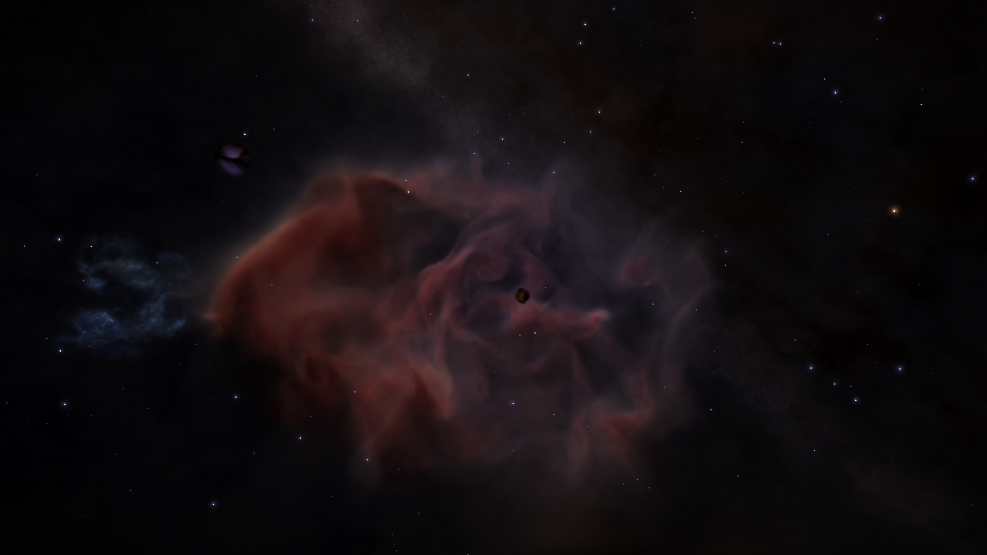 Au départ (donc c'est l'autre côté de la nébuleuse)