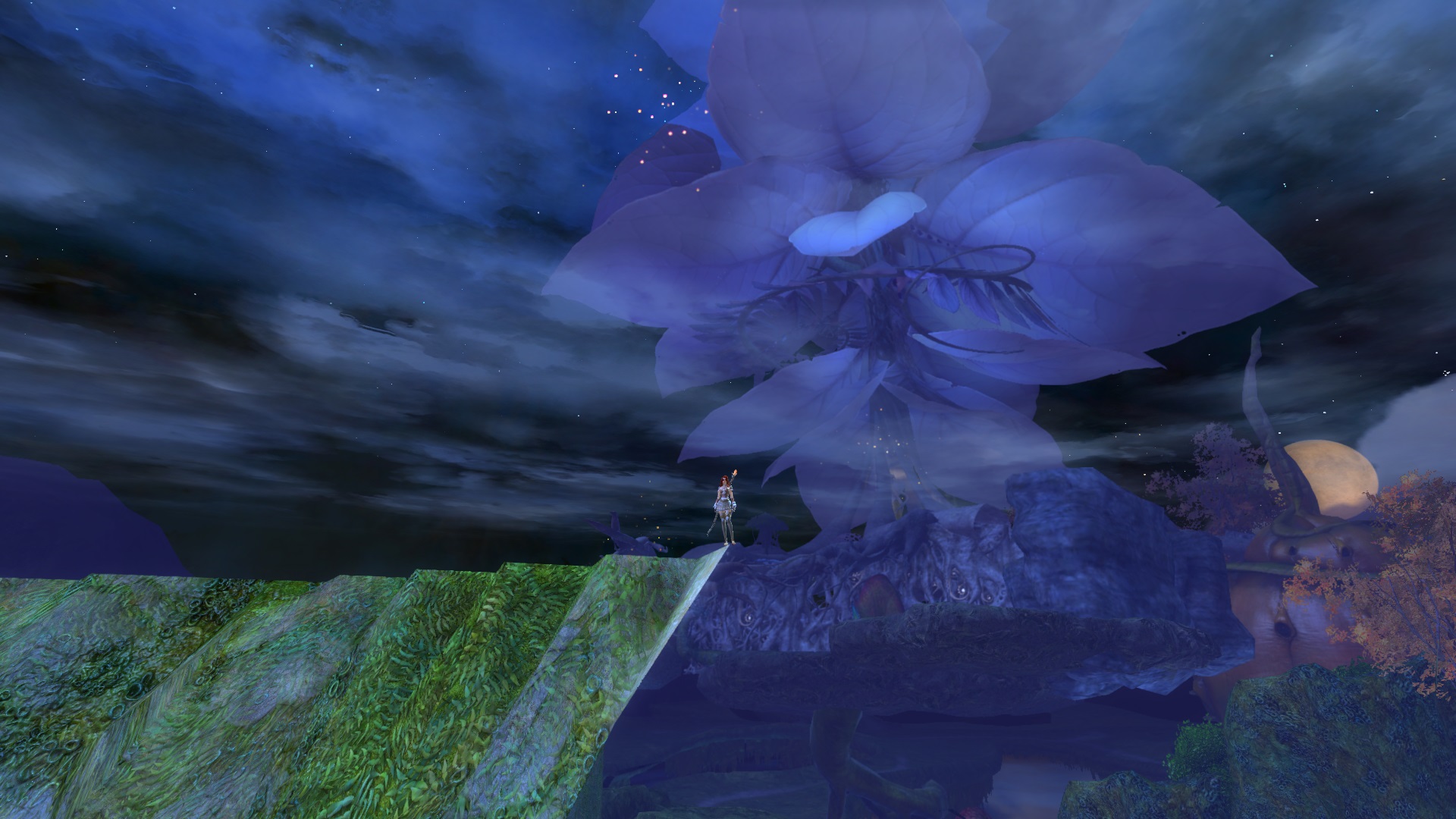 On commence notre visite par... ce lieu?!<br />Bon... Alors nous sommes au Bosquet et... Y'a pire que les elfes niveau verdure!<br />Alors les sylvaris, vivent dans le Bosquet et son fan de l'arbre mère et ils ont aussi un délire de rêve m'enfin chui pas druide...