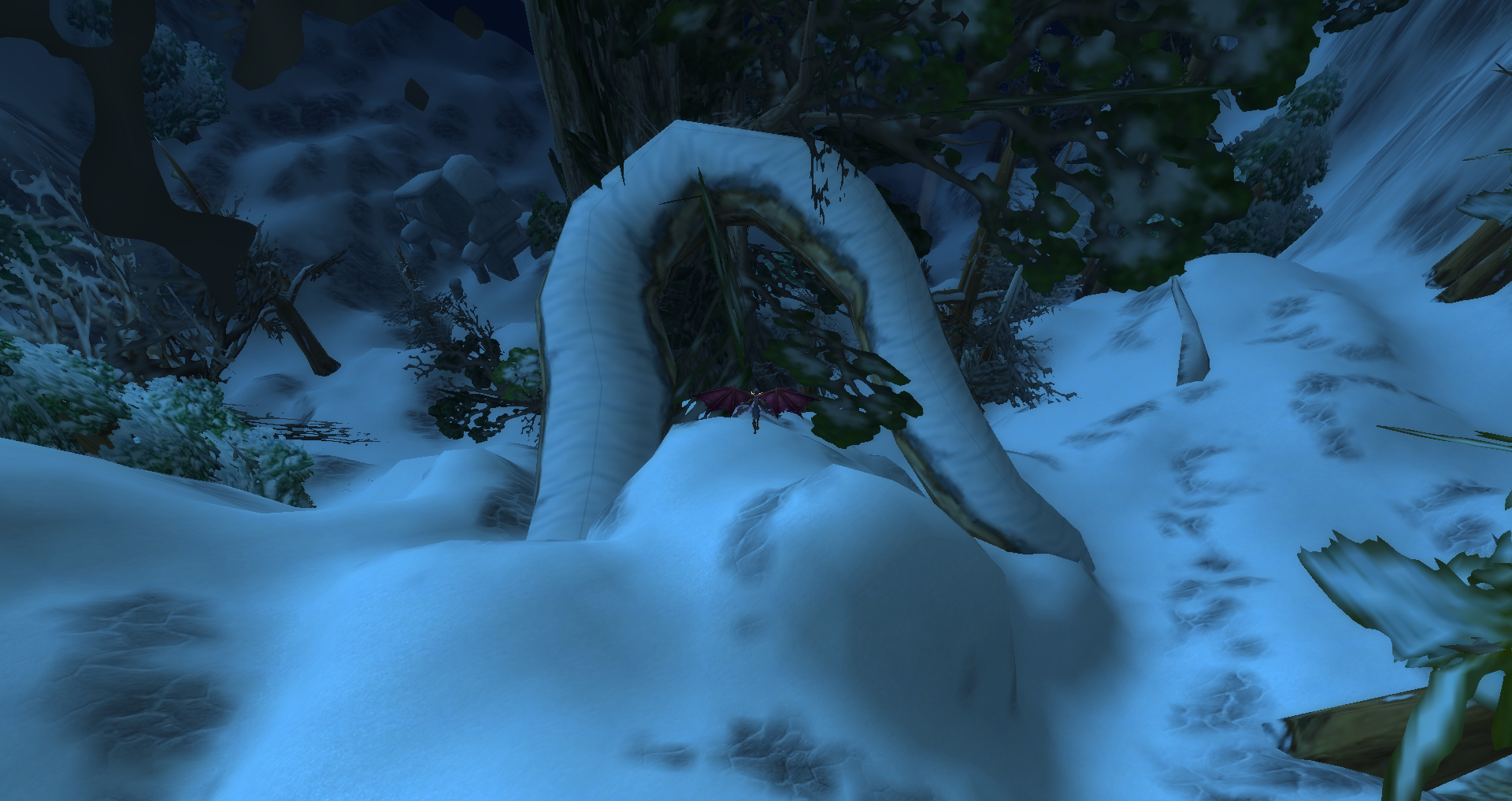 (Je suis sûr qu'il y a moyens de trouver un mini-jeu à faire avec cette branche... comme sauter depuis le mont hyjal et essayer de tomber dans le trou :D )