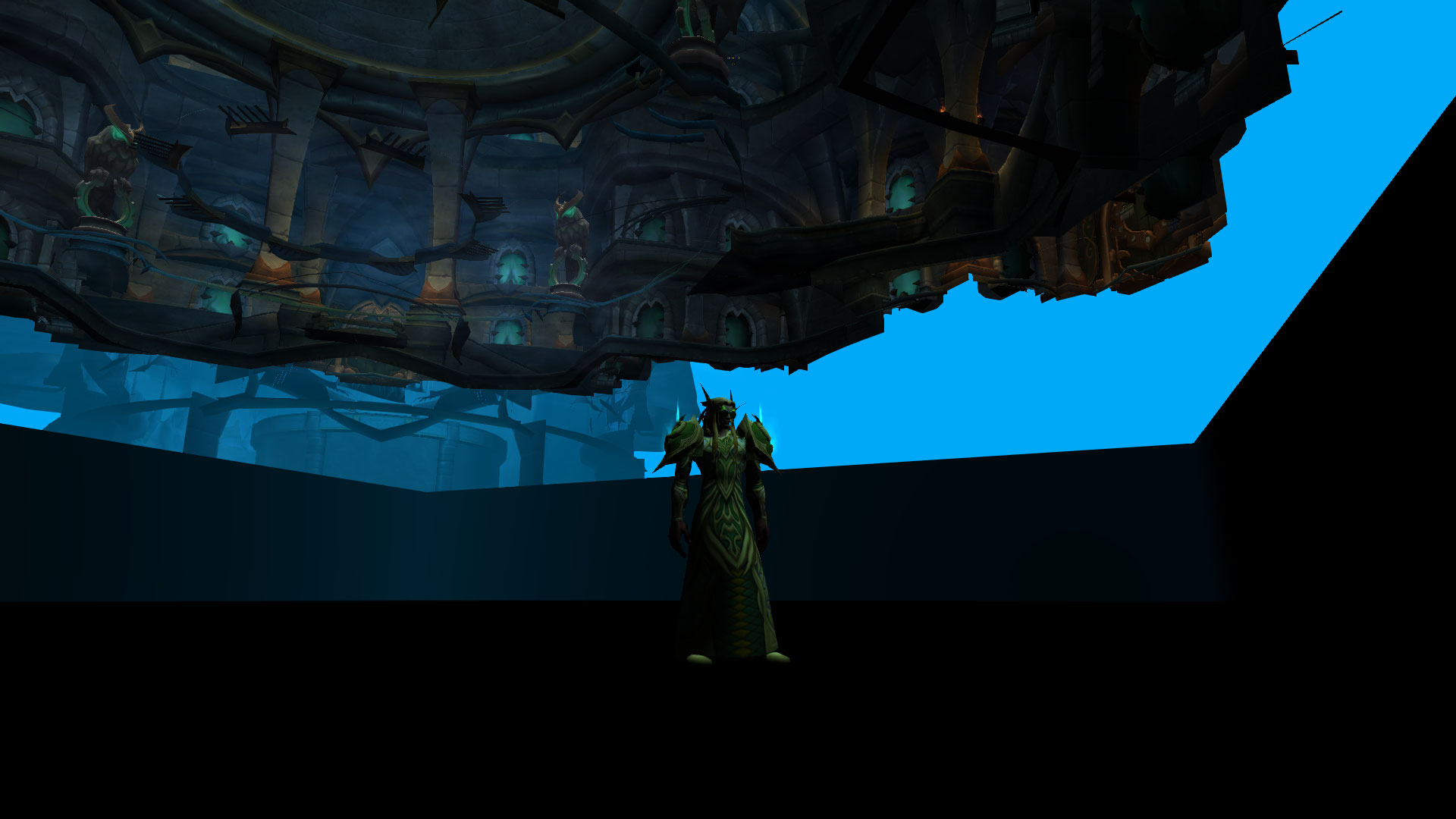 Il observa, il cherchait surtout la sortie.