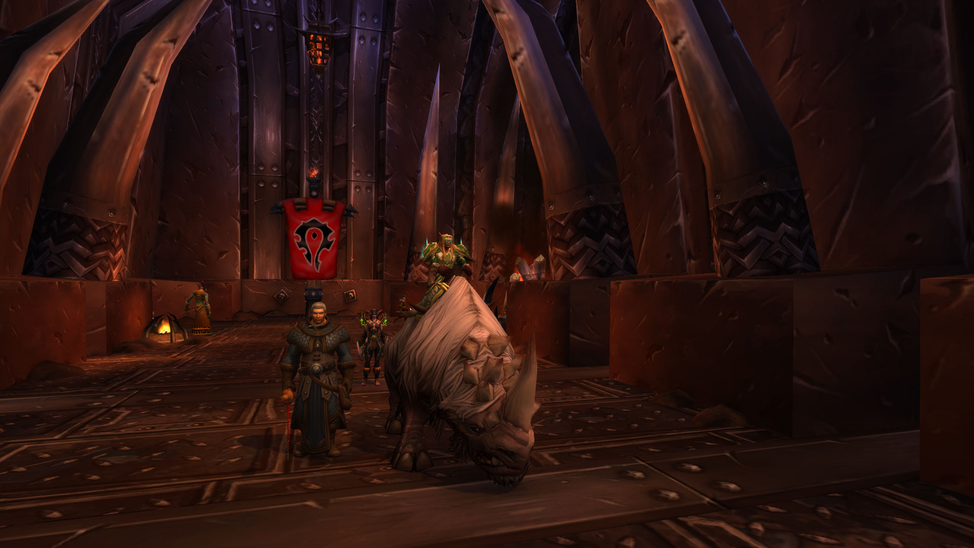 Il arrive dans Orgrimmar.
