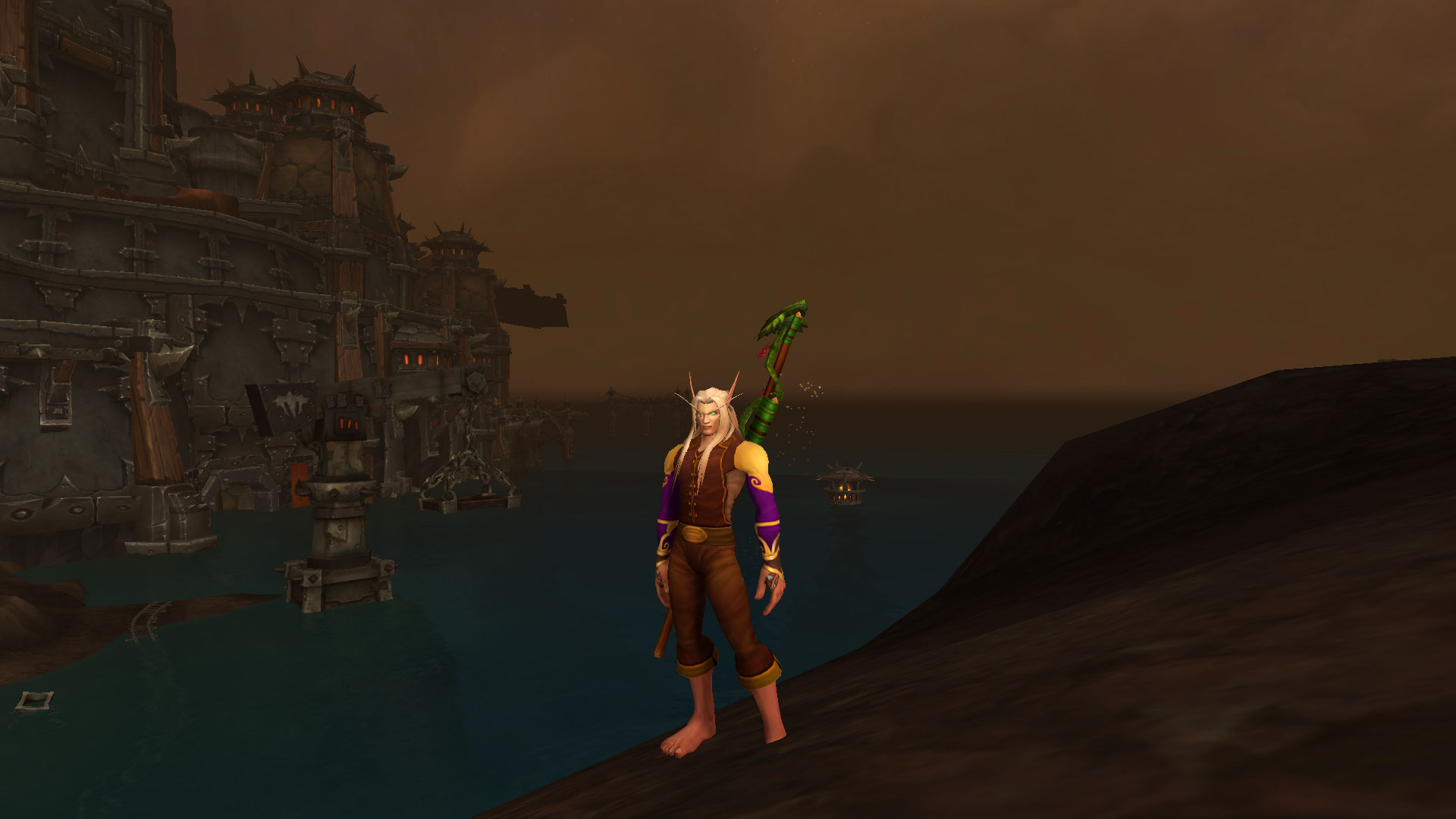 La zone nommée &quot;La Fosse&quot; sous l'eau.