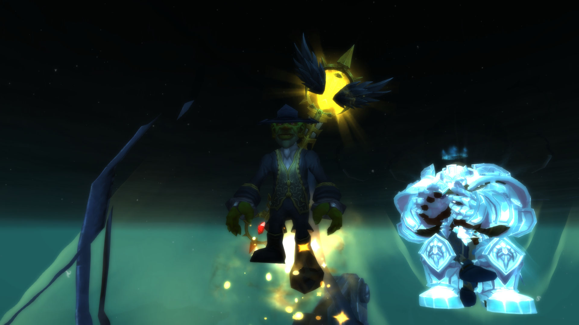 Magni avec Brann et une naine, c'est confus.