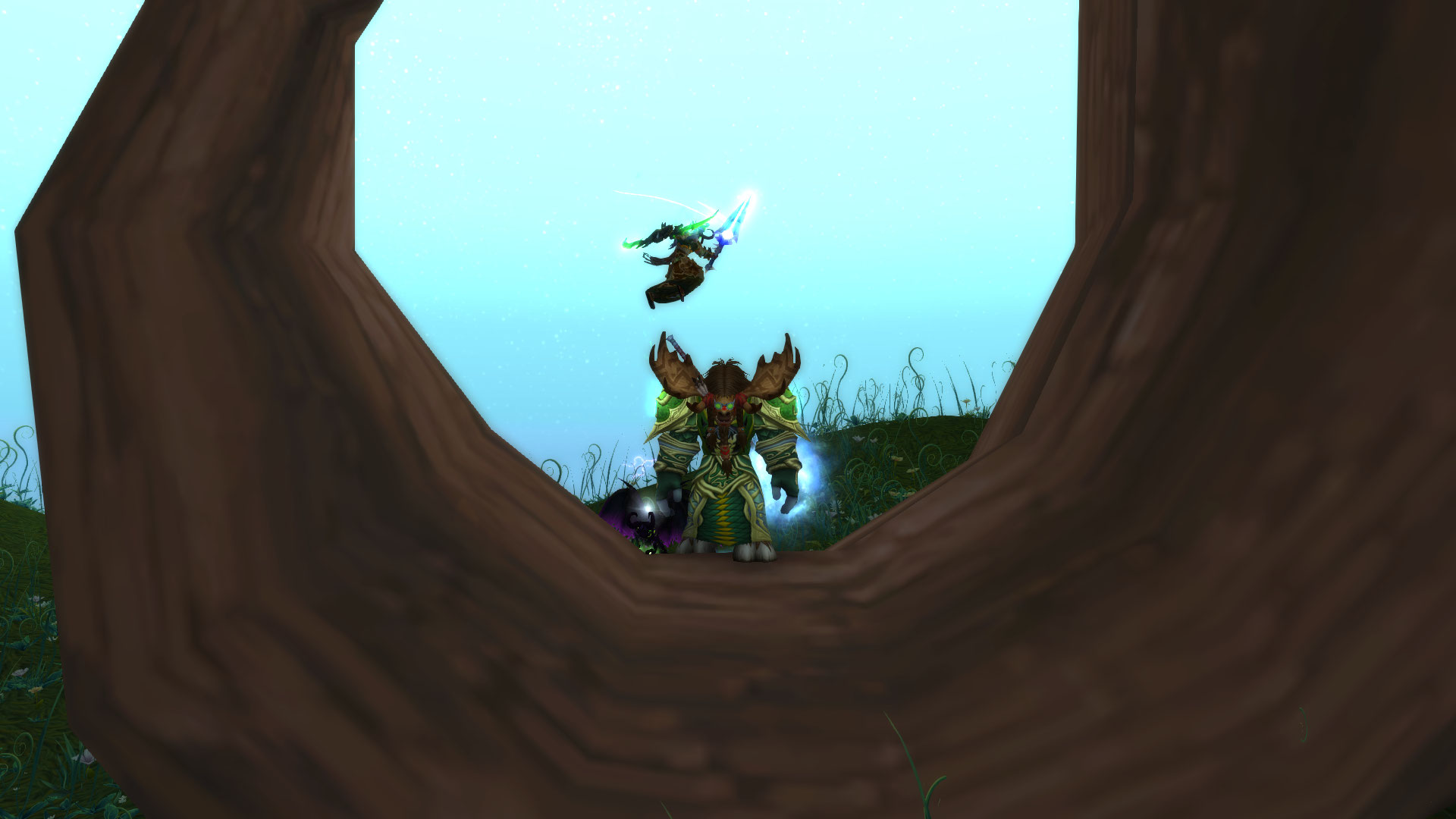 Au cauchemar d'émeraude ( raid ) avec un dh fou.