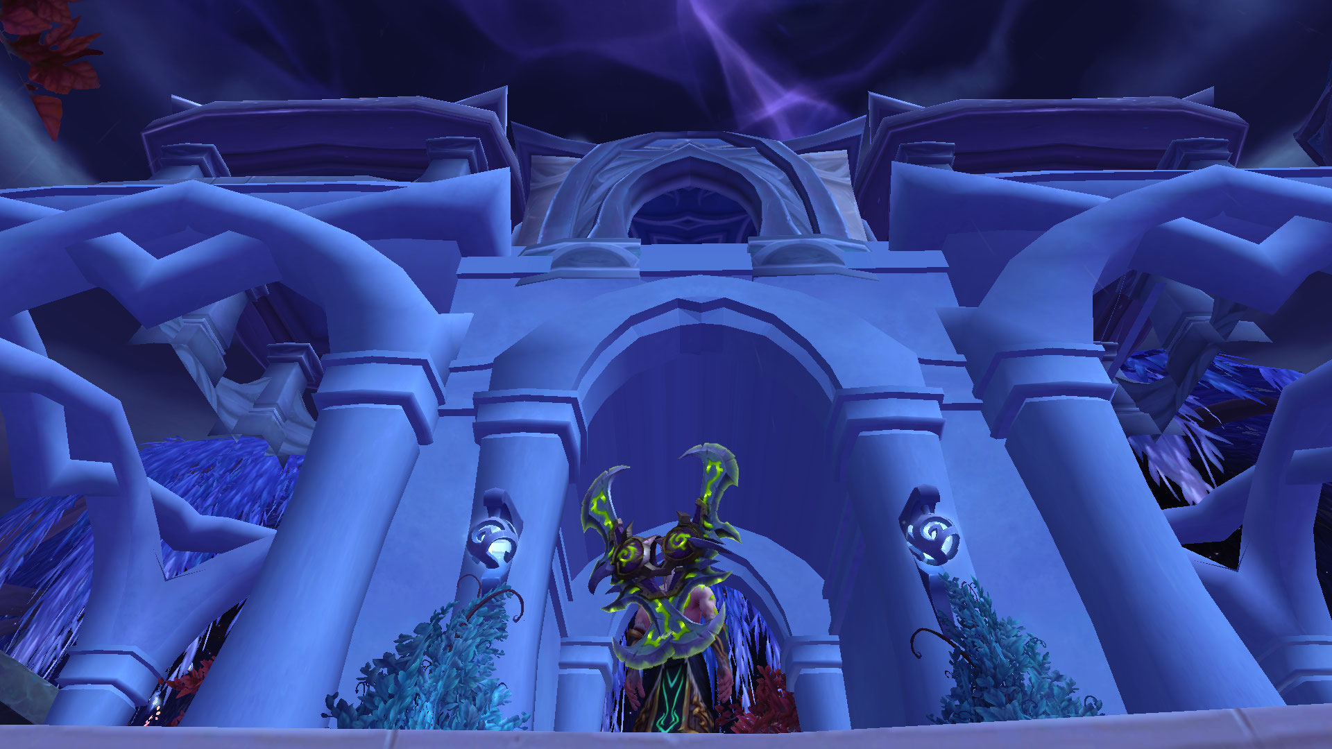 Des bâtiments non-texturés.