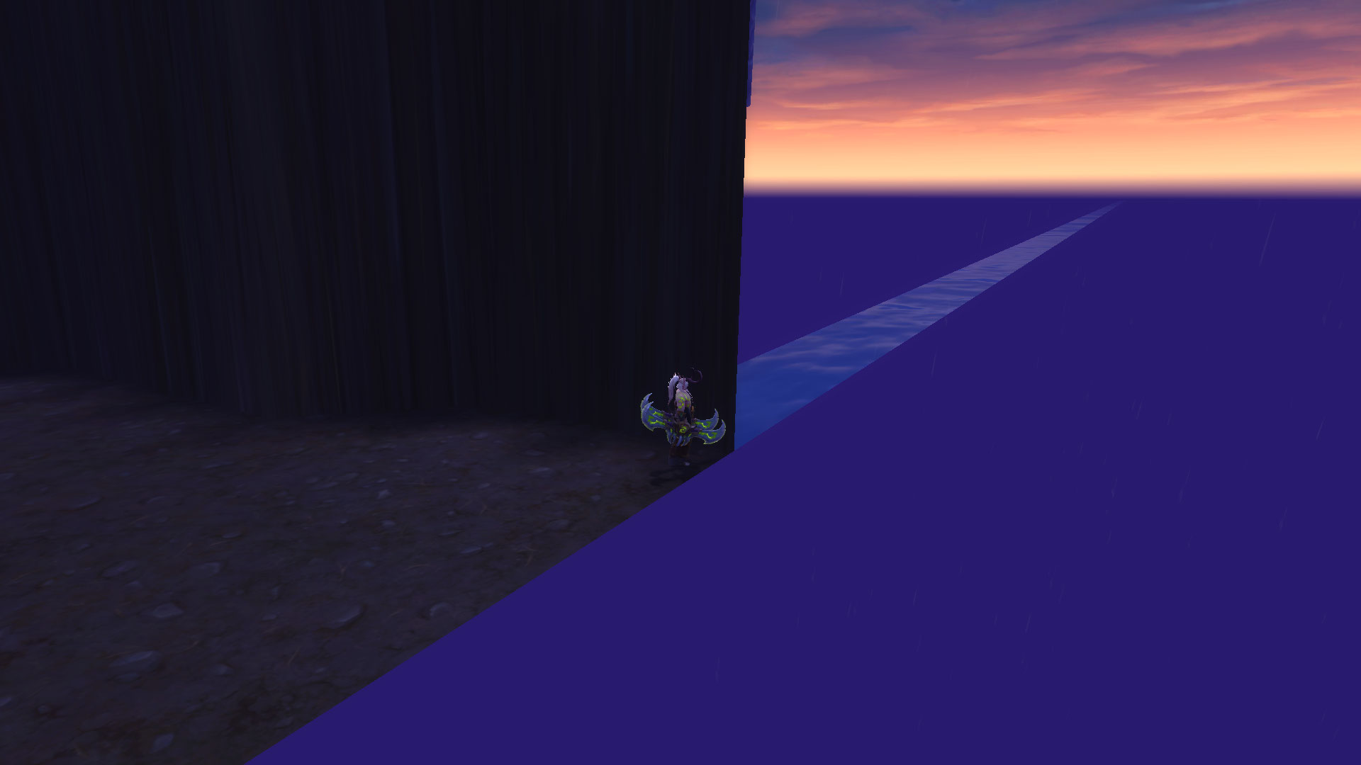 Bandelette d'eau de prés.