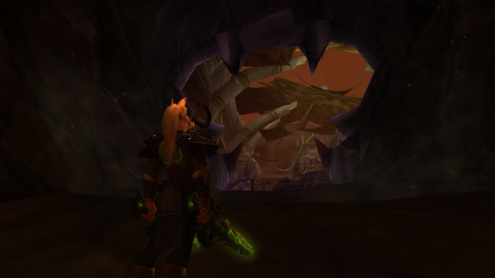 Intérieur du Gouffre de Ragefeu.