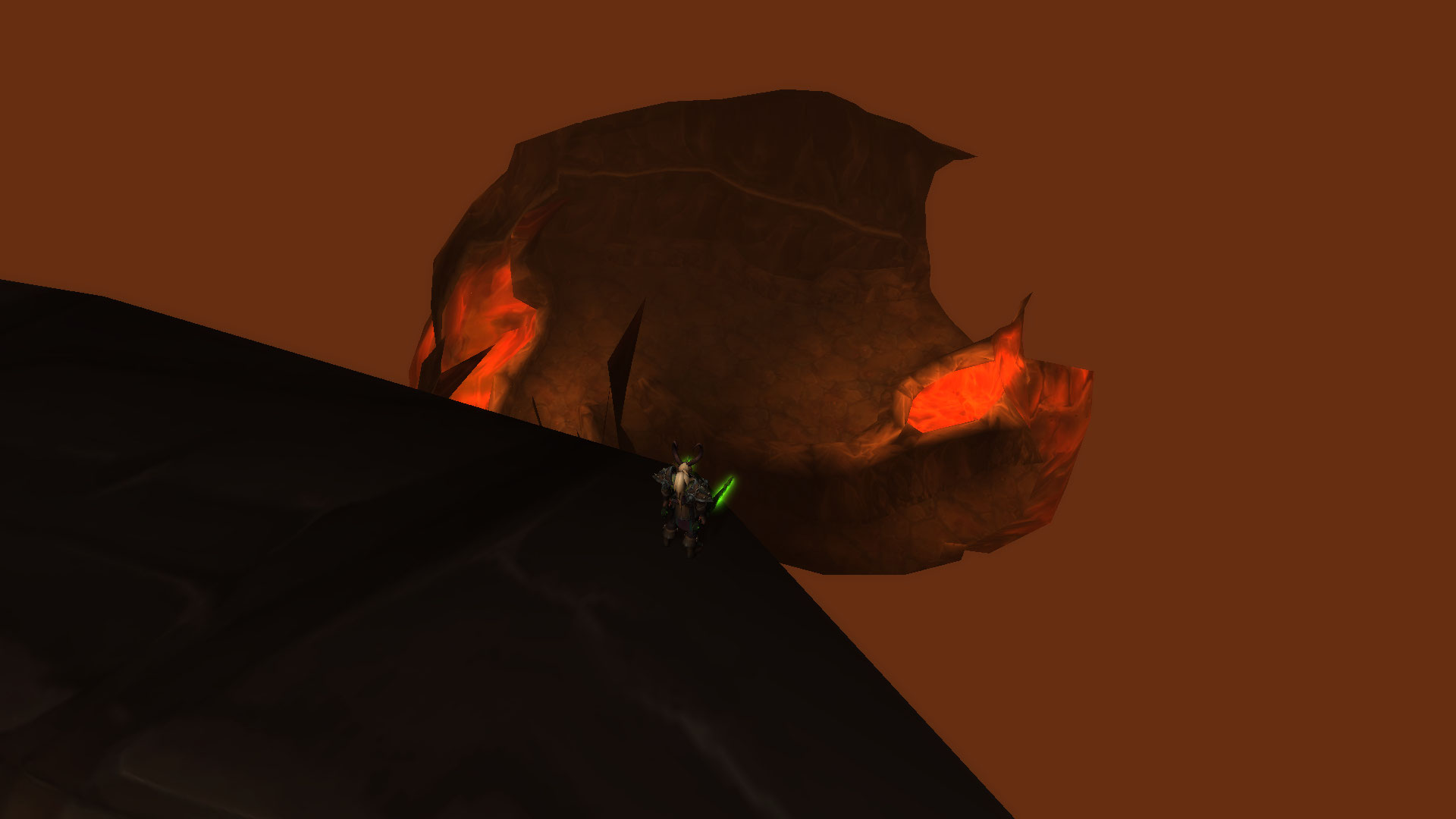 Gouffre de Ragefeu vue de l'extérieur.