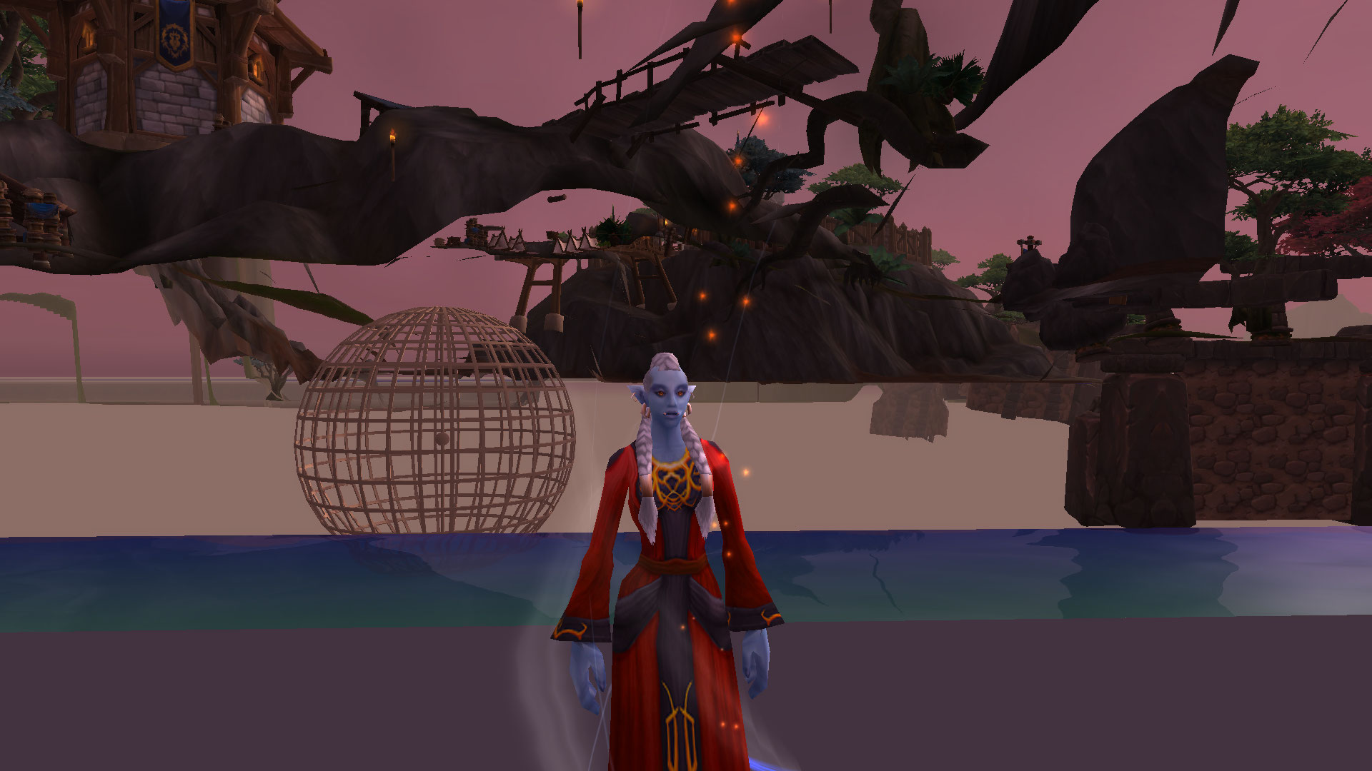 Une étrange boule blanche (si si, au centre de la boule quadrillée :3 )