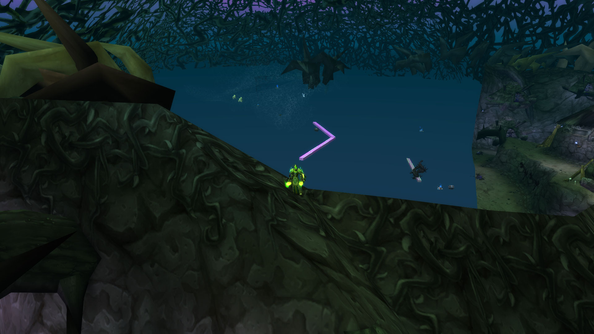 Lors d'un passage à Tranchebauge.