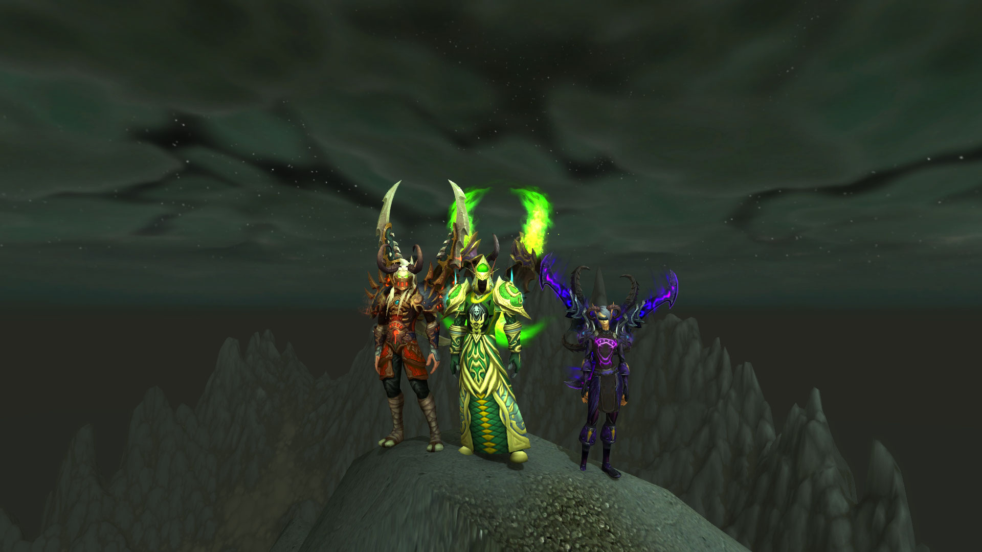 Screen au Mont Kezan avec Mazcca et Helvete, petite pensée à Helvete et au mur de coussins.