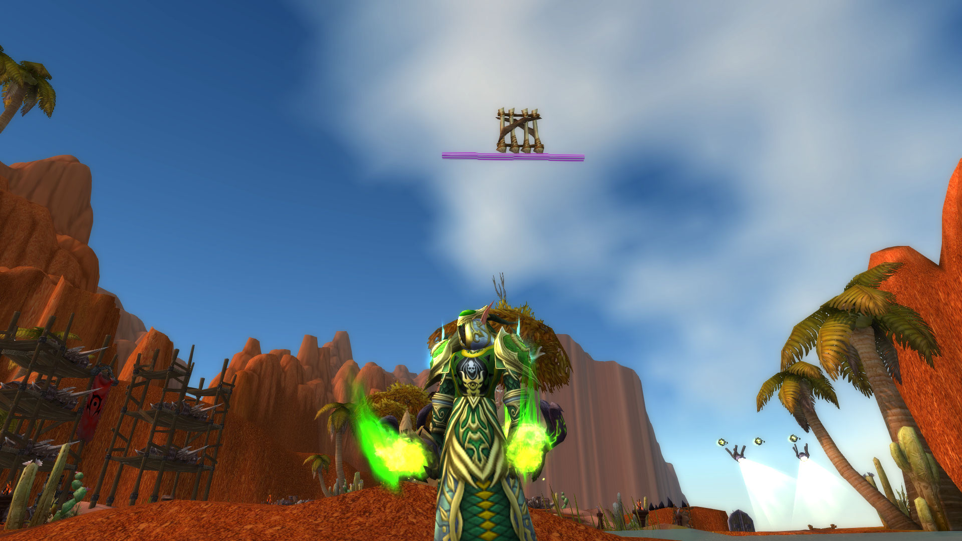 Un premier screen dans un scénario avec une version d'Orgrimmar bien spécifique.