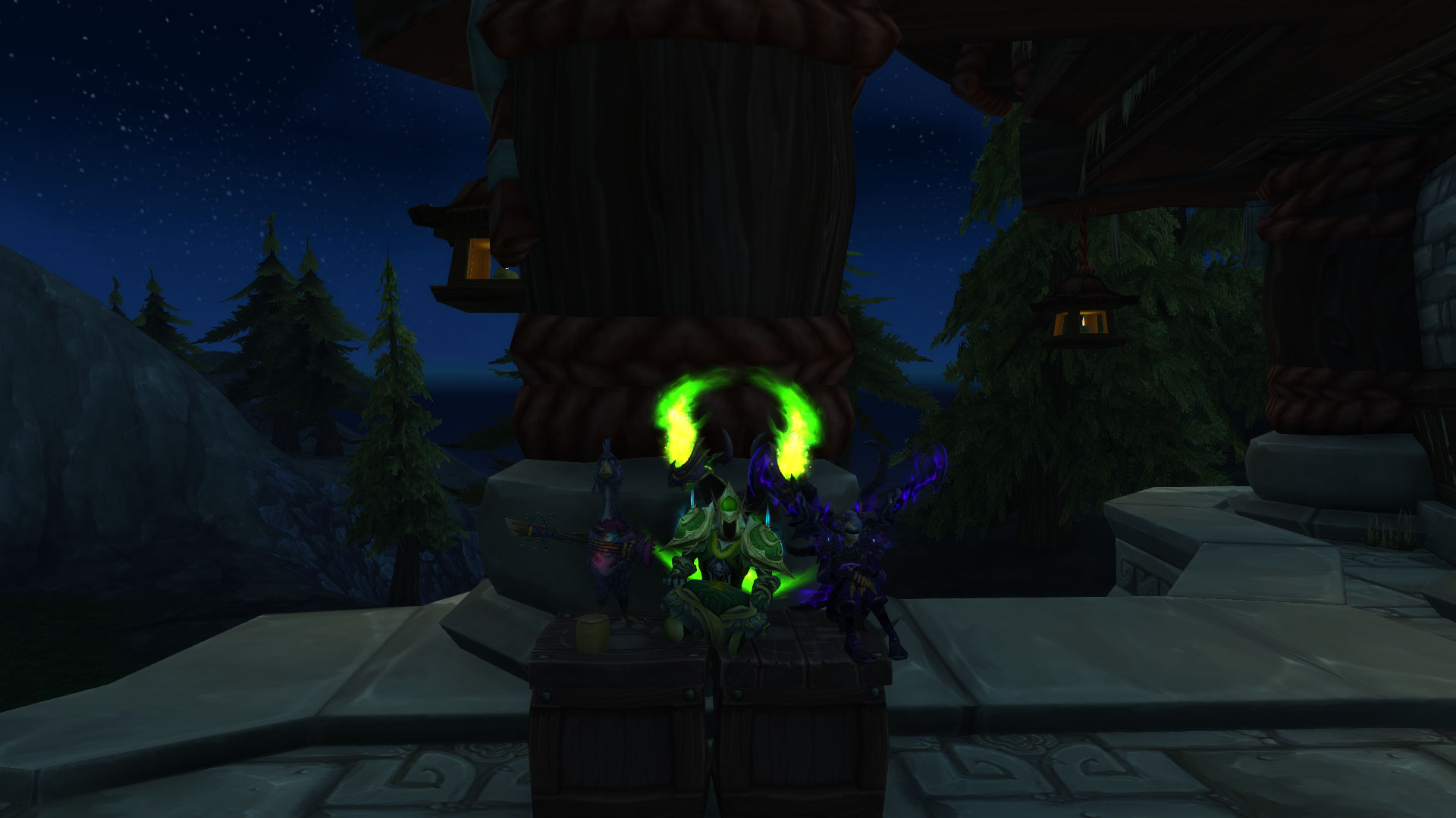 Lors d'une exploration d'île, avec Mazcca, le poulet !