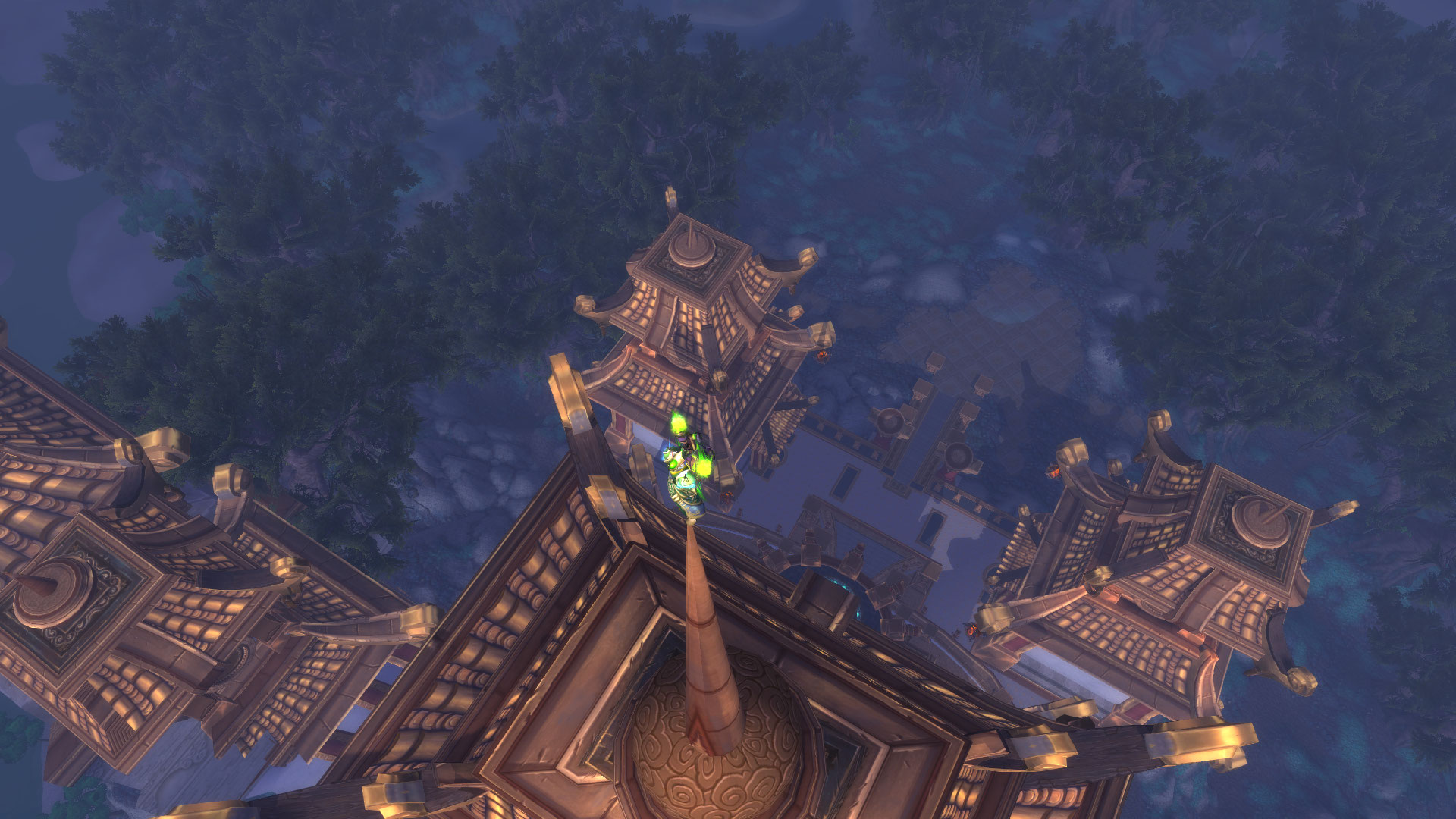 Je suis littéralement au sommet.