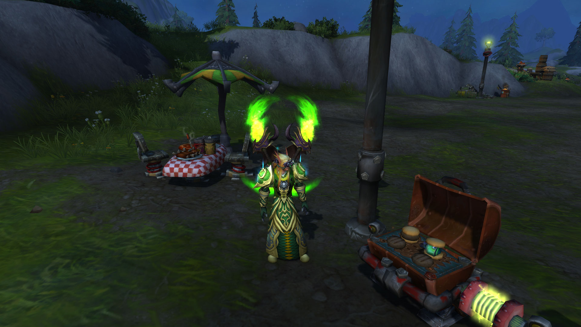 Lors d'un scénario pour le cœur d'Azeroth, c'est aux Terres d'Arathi.