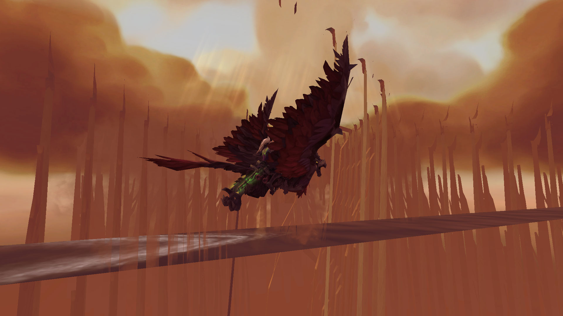 Bandelette d'eau à l'extérieur du domaine.