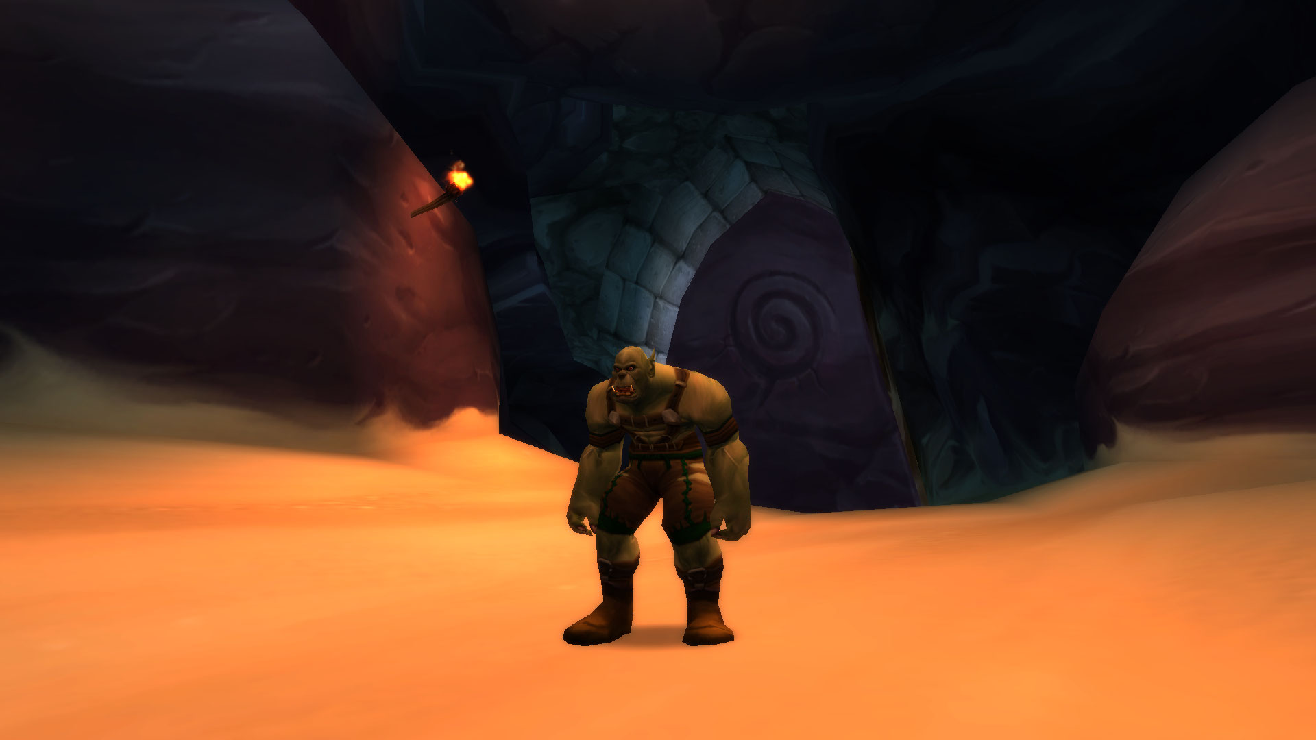 Entrée de la grotte.