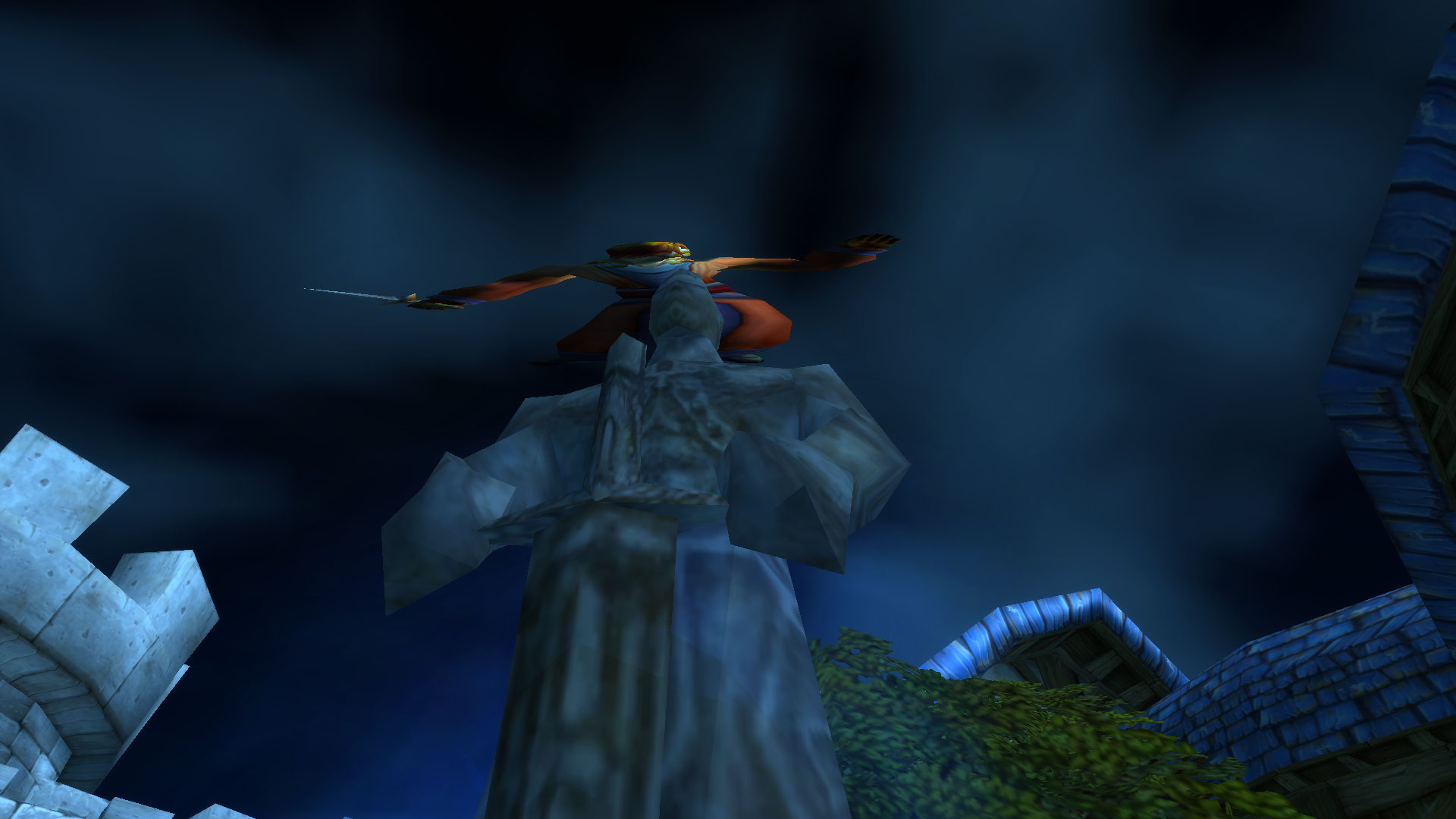 La fameuse crêpe sur la fontaine dans Hurlevent, encore inexpliqué.