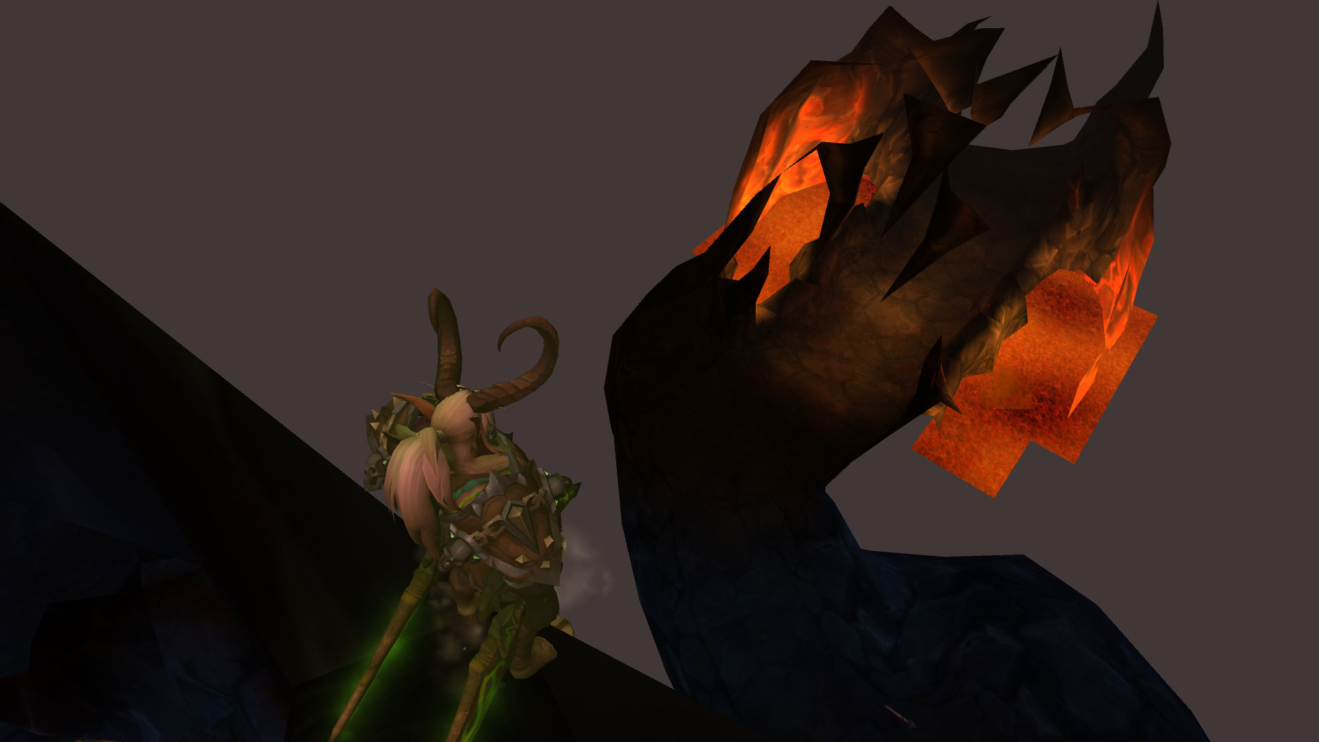 Au dessus du tunnel menant à Onyxia. (instanciée)