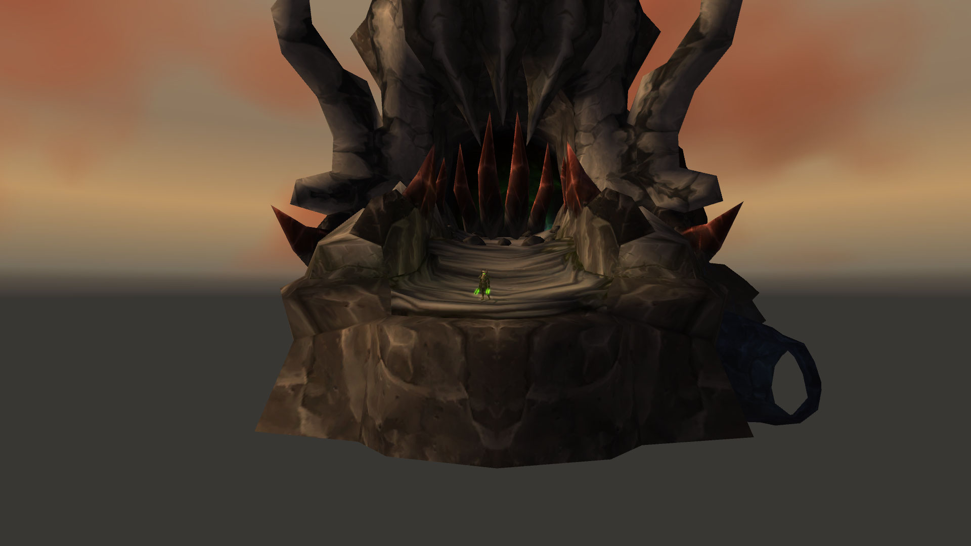 Derrière le portail d'instance. (instanciée)