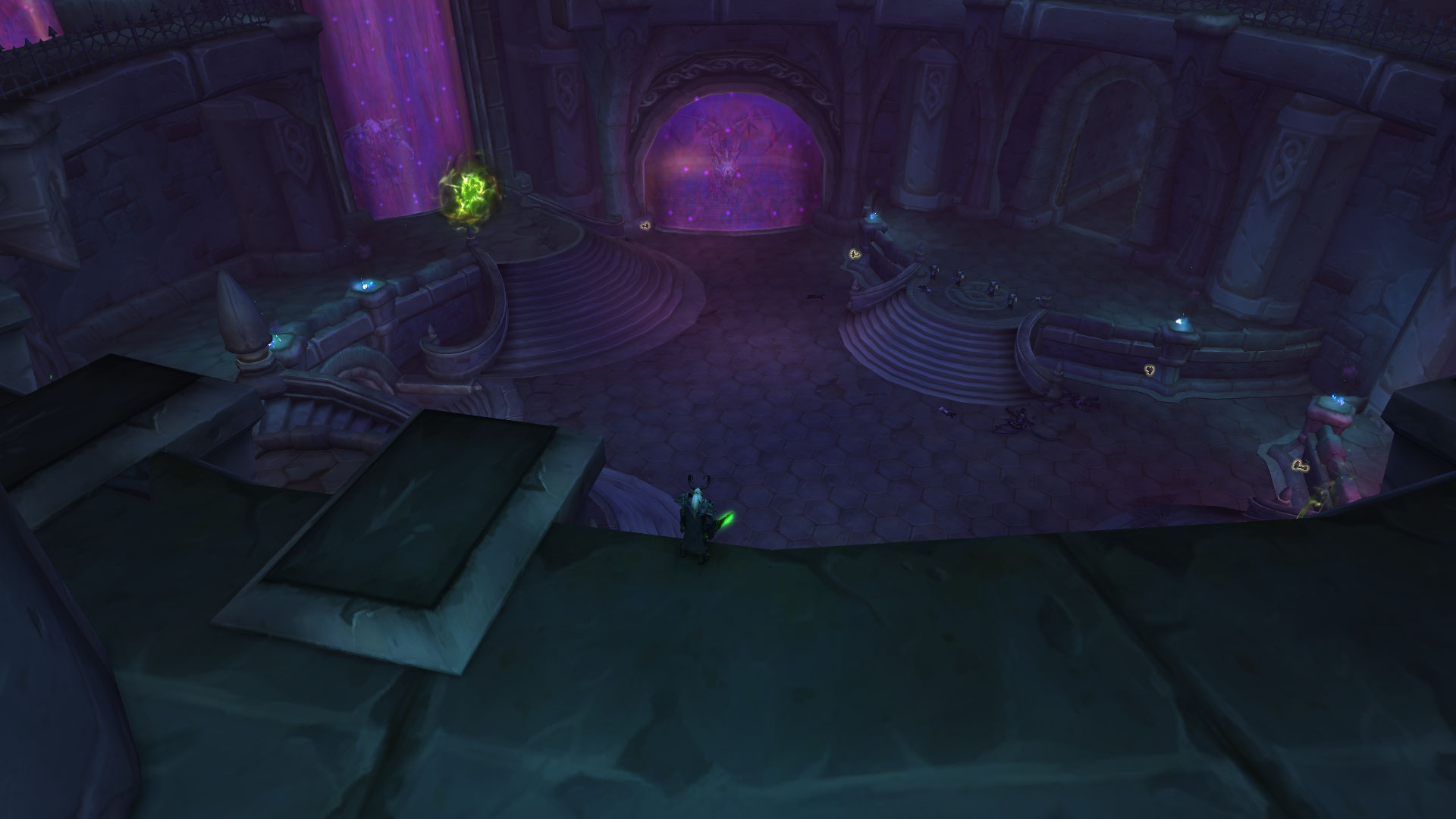 A l'étage au dessus de l'instance.