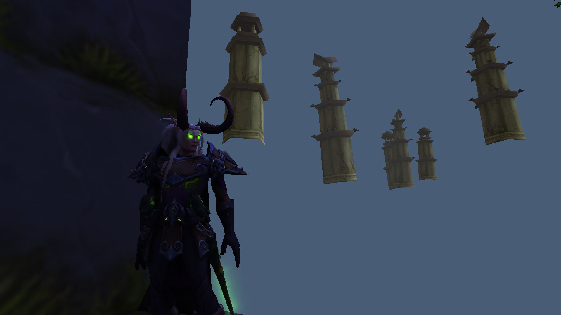 Tunnel menant dans le vide à l'extérieur de l'instance.