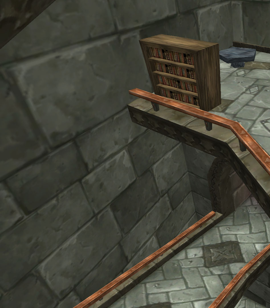 Ouvrages et corridors : l'aile Est et sa documentation étrange