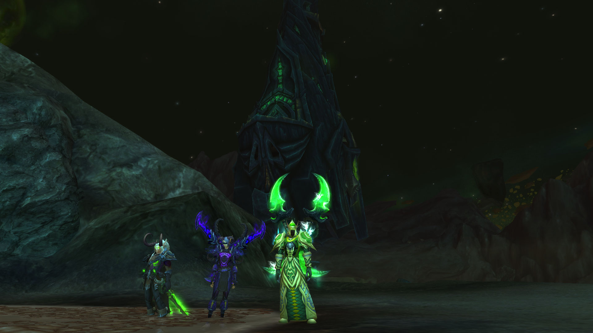 En dehors du domaine de classe des chasseurs de démons.