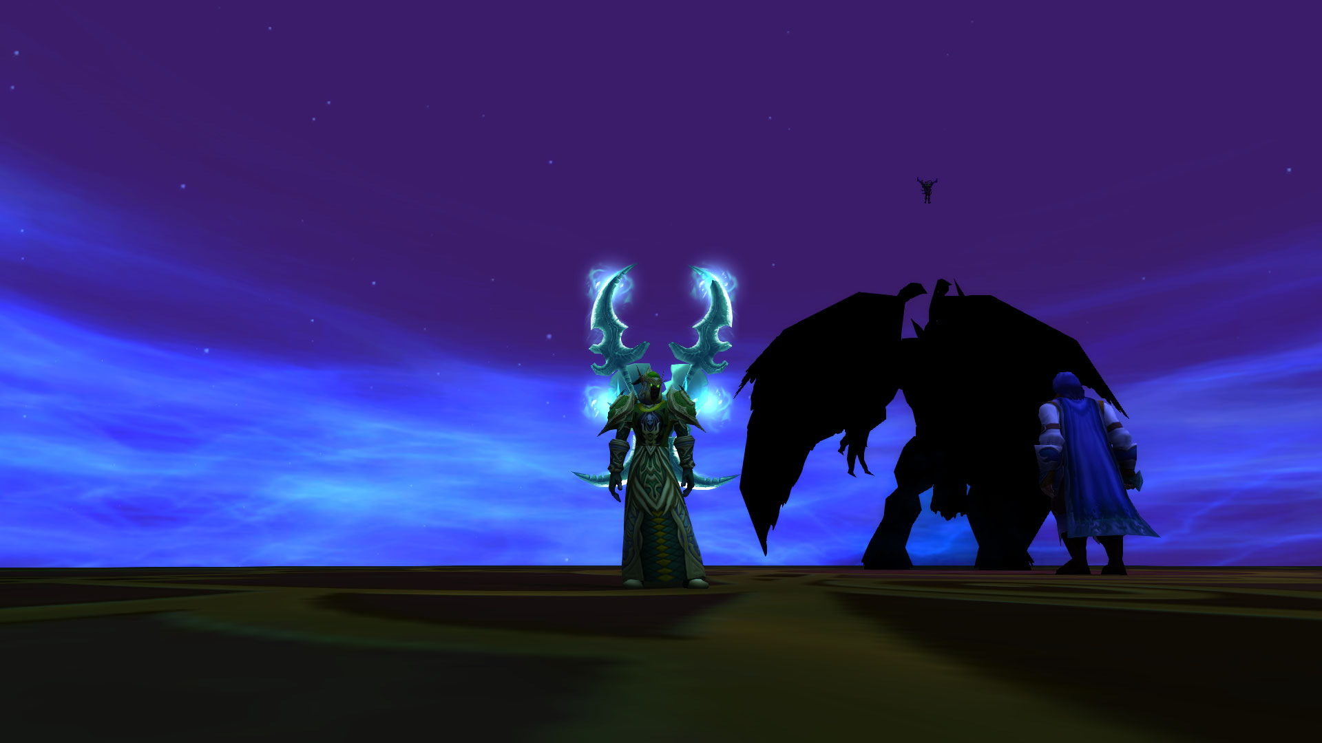 Plateau du puit de Soleil, dans la salle &quot;cachée&quot; du premier boss : Kalecgos, et oui une elfette observe de loin !