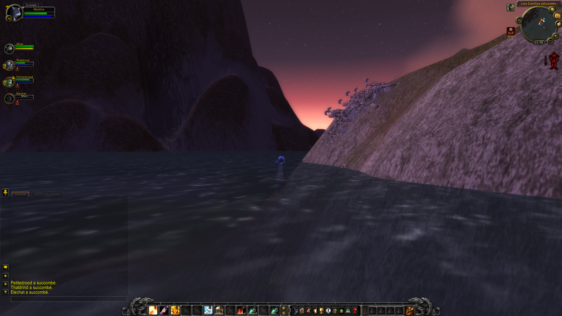 &quot;Quelques&quot; squelettes en-dessous des points critiques...