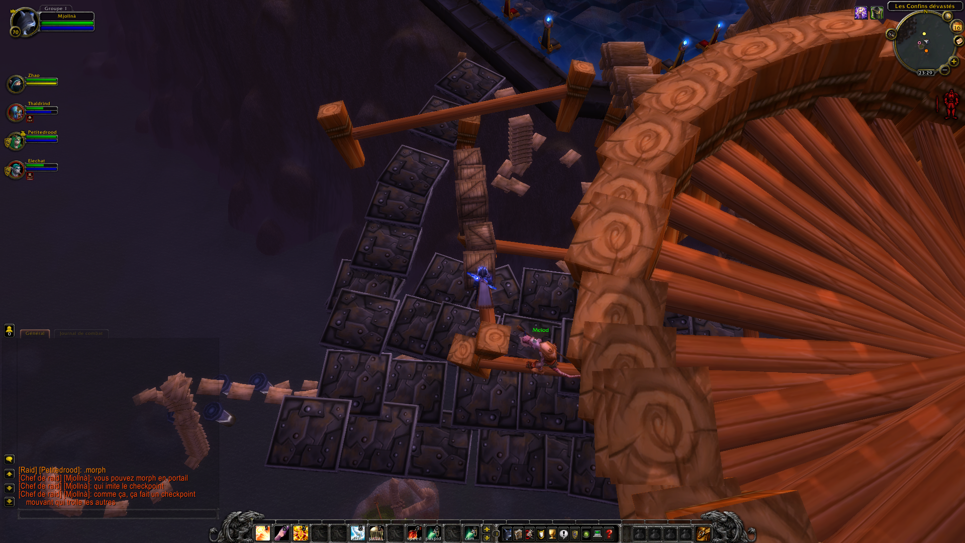 Début difficile de la 2e partie de l'event