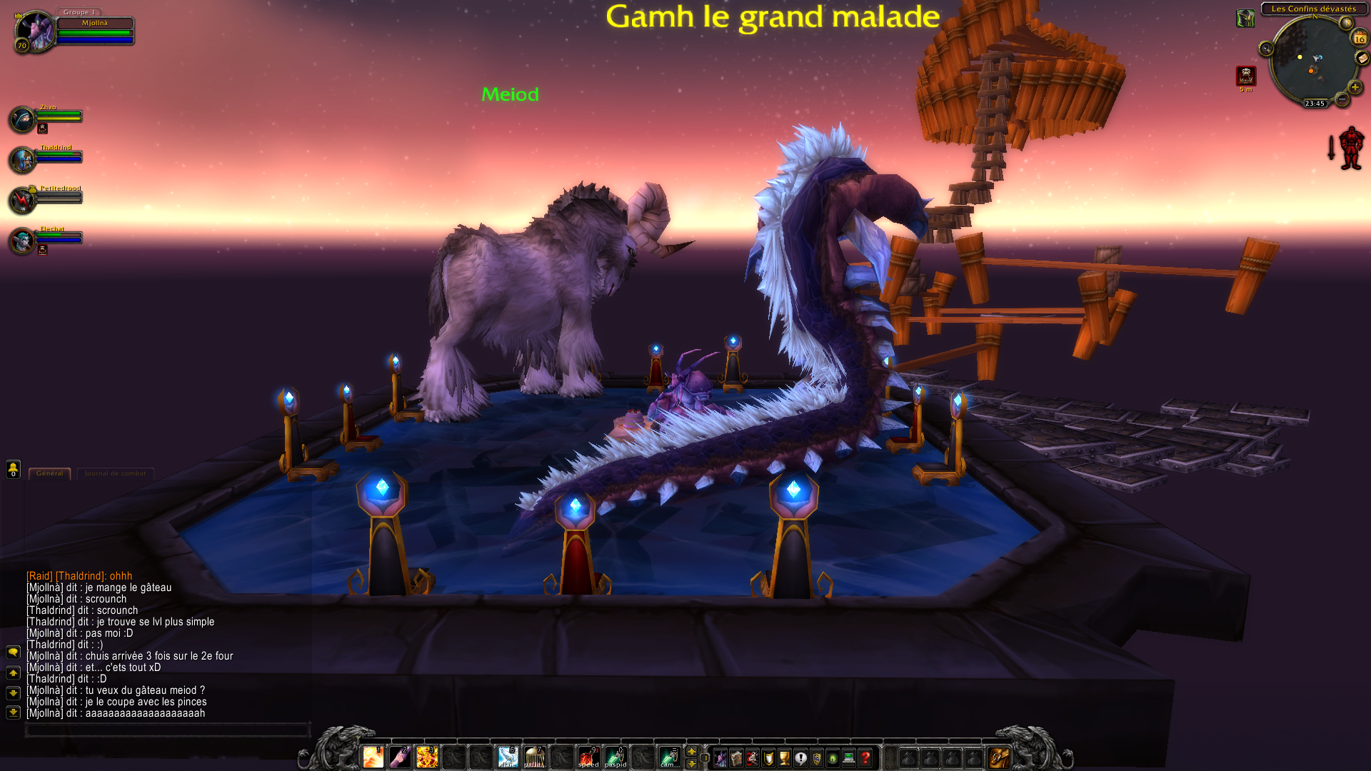 Pas mal de déconcentration et de .morph vers la fin... :)