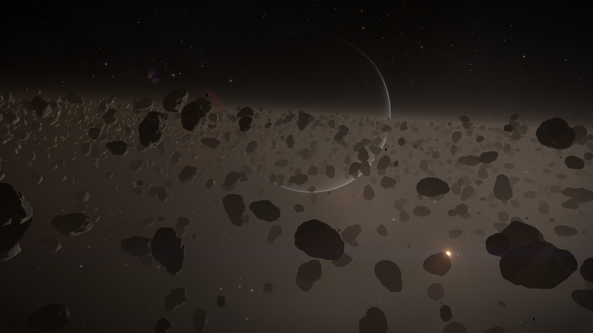 Arrivée au site d'extraction de ressources; endroit idéal pour chasser des primes!