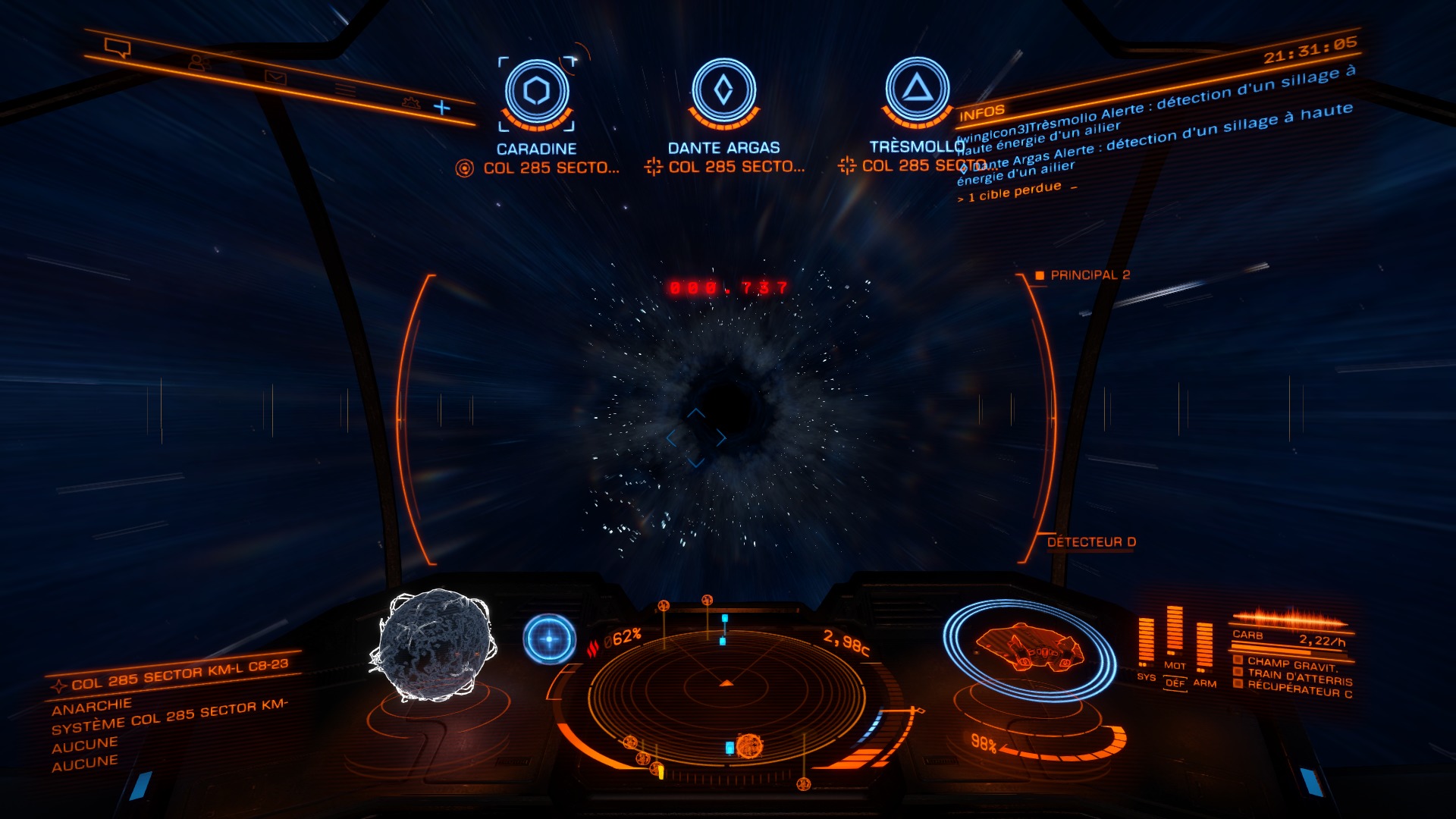 Hyperespace synchro!