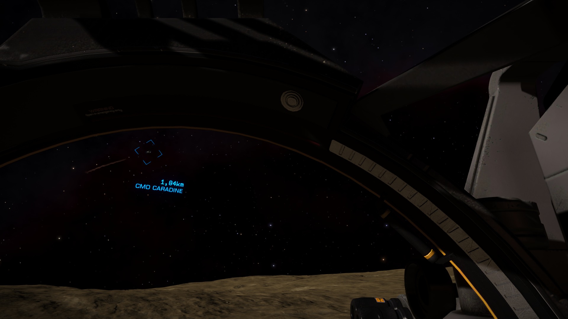 Caradine qui surveille les airs (il n'avait pas de VRS :s)