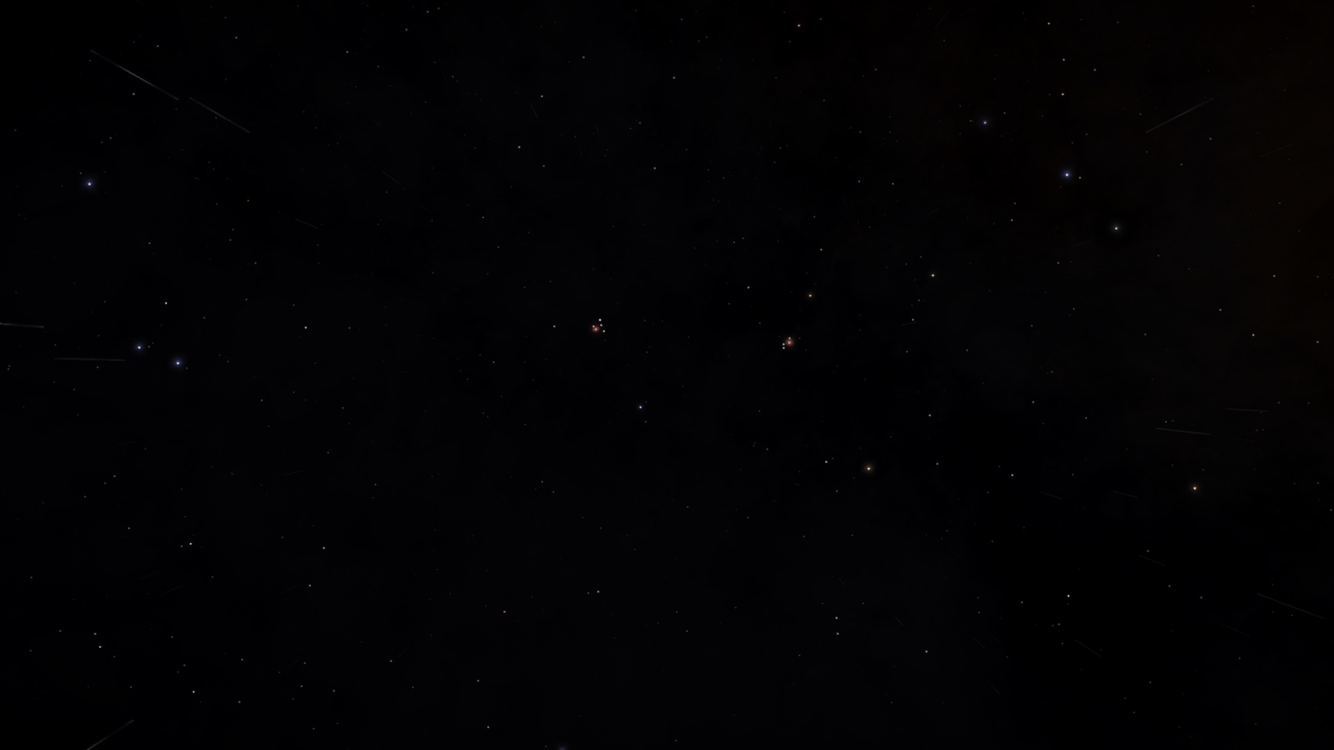 Au loin, on peut voir les 2 naines brunes (au centre de l'image environ)