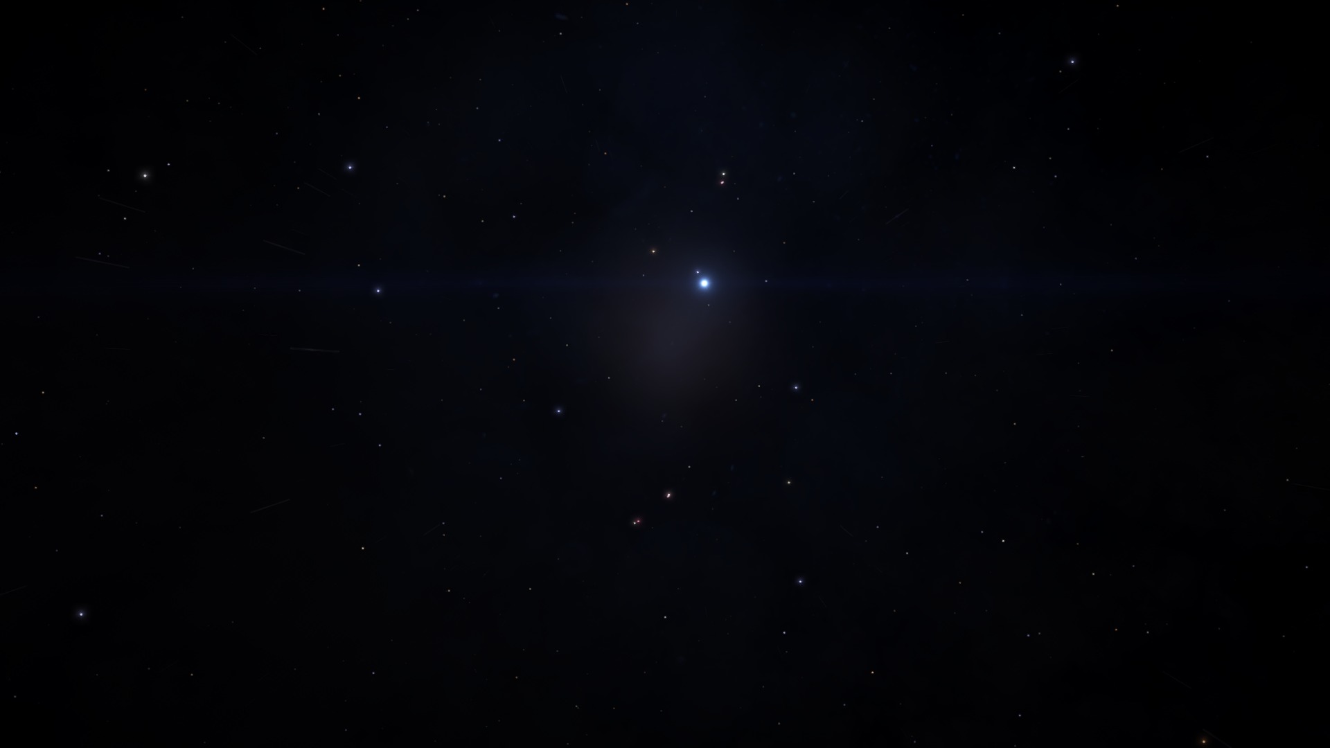 L'étoile de tout à l'heure depuis la naine brune