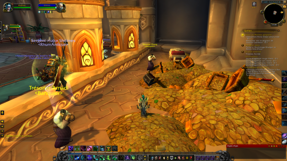 Dévalisons la banque de Dalaran !