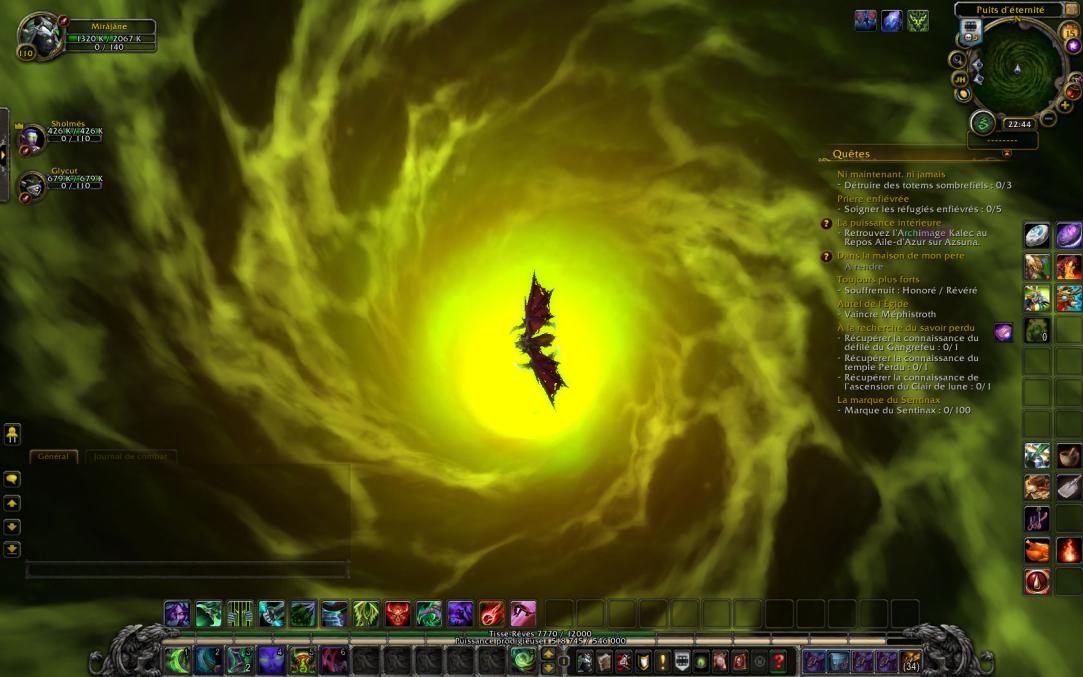 Visiblement on y trouve pas sargeras...