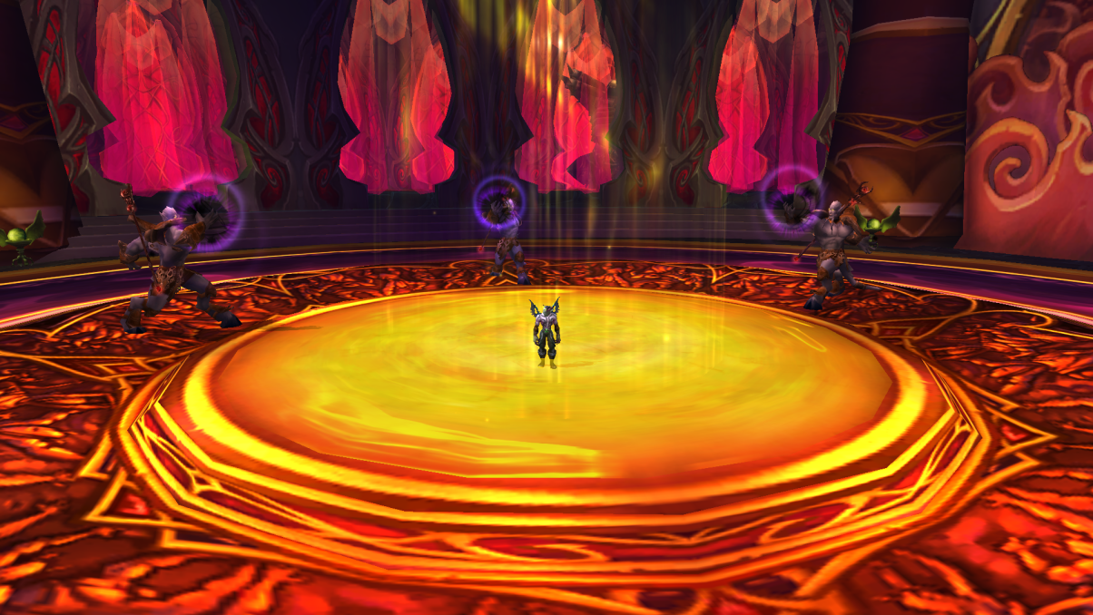 J'ai bien essayé de nager avec kiljaeden mais il a pas voulu se montrer !