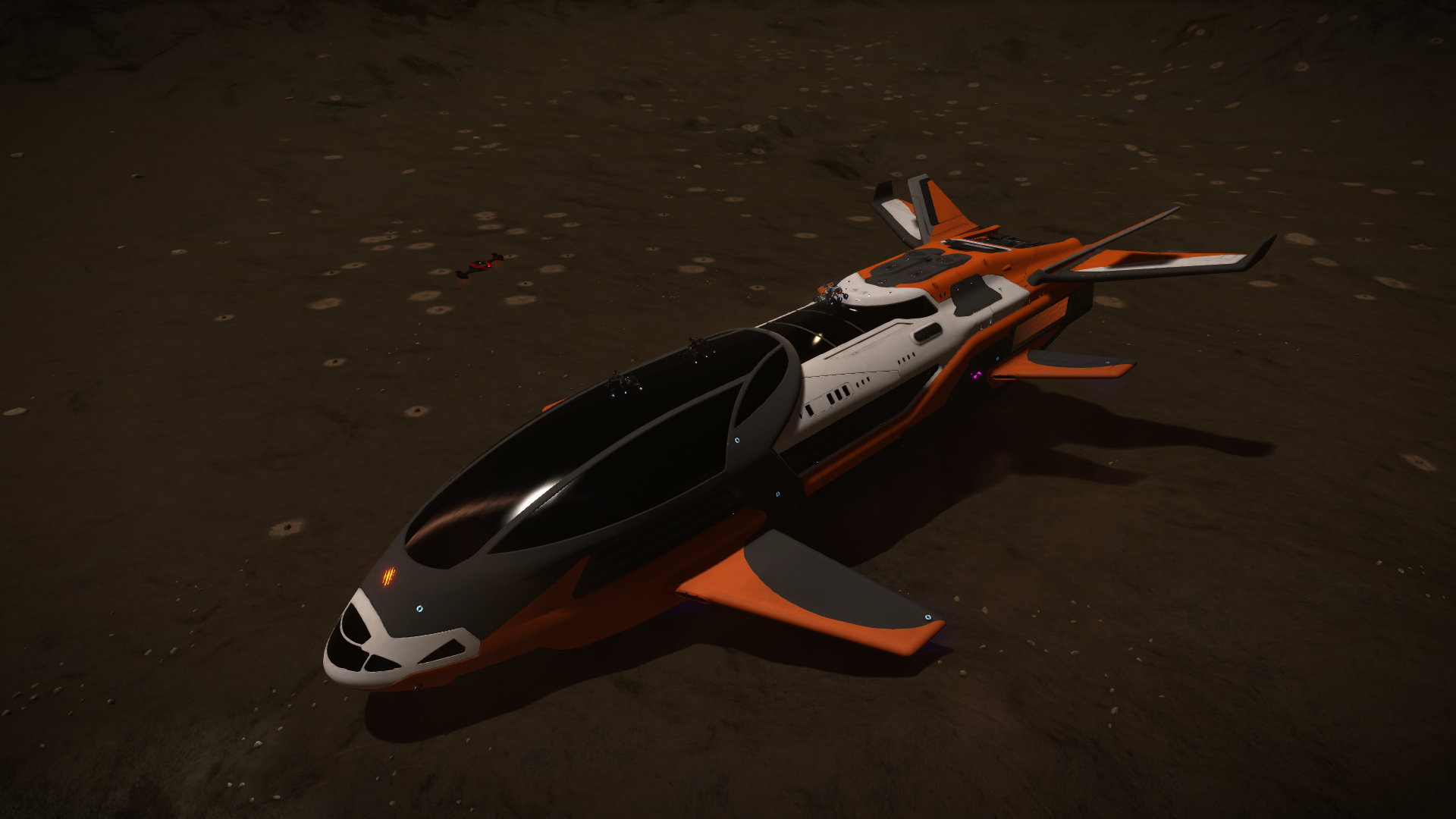 Et enfin, on a essayé de transformer les SRV en tourelles pour Beluga