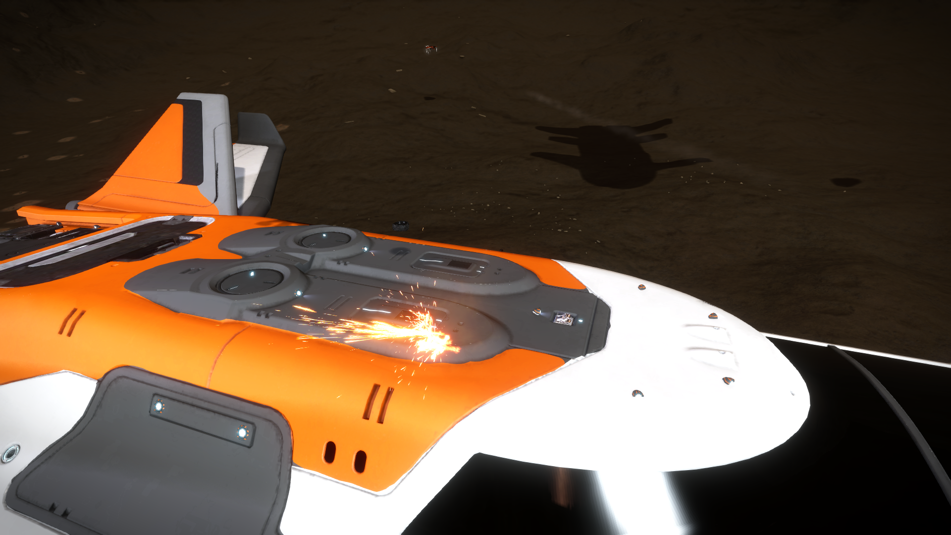 Oh ça? C'est rien, juste une roue de SRV qui est coincée.