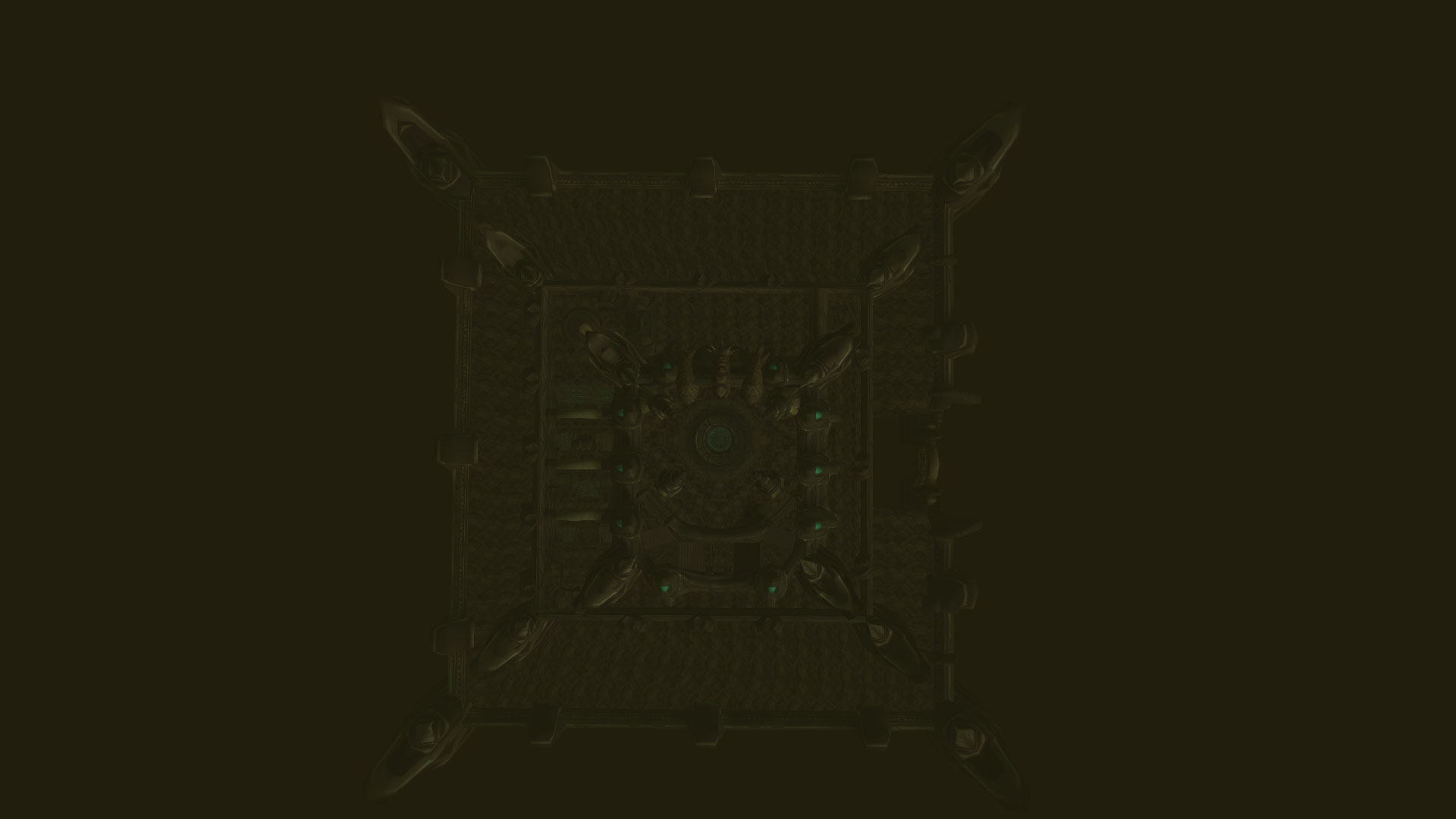 J'ai réussi à voler donc c'est le Temple Noir vu de haut, les parties autour ne sont pas là surement à cause du fait que la zone soit réservé à cette partie.