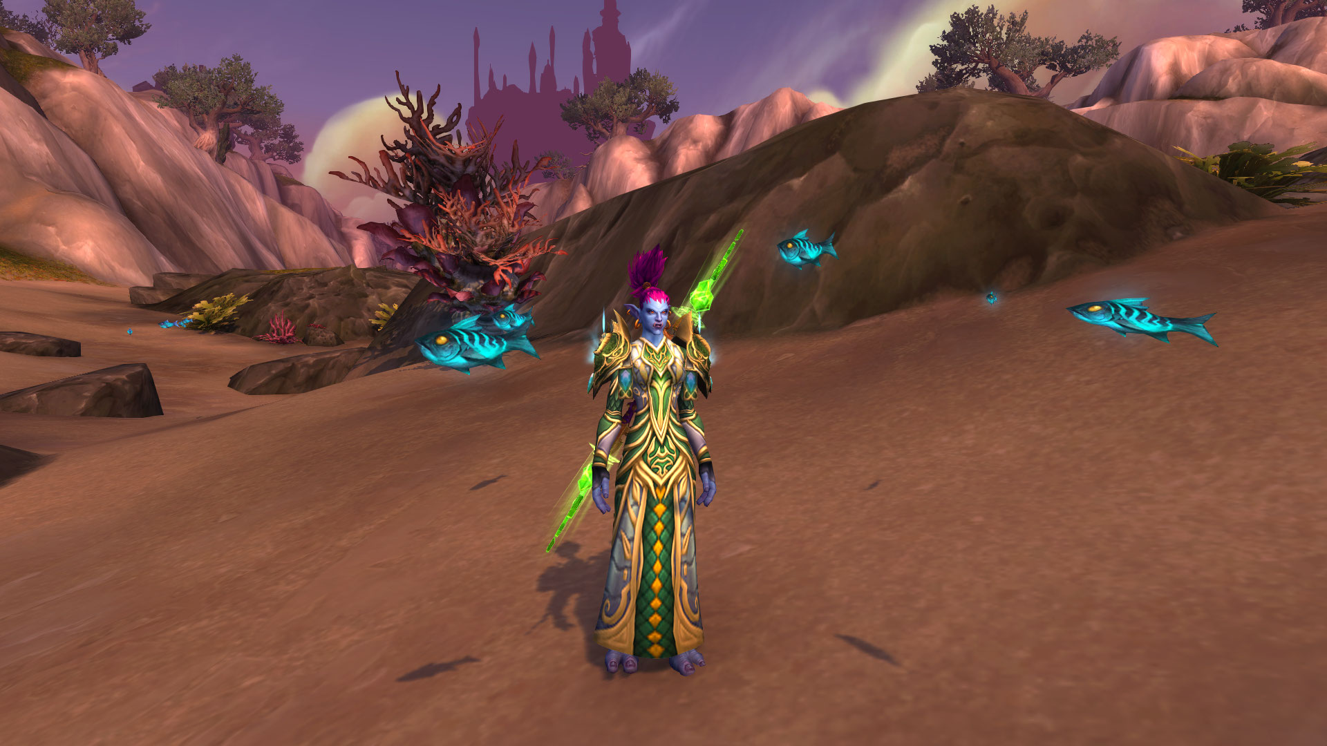 Les poissons volants, toujours présents.