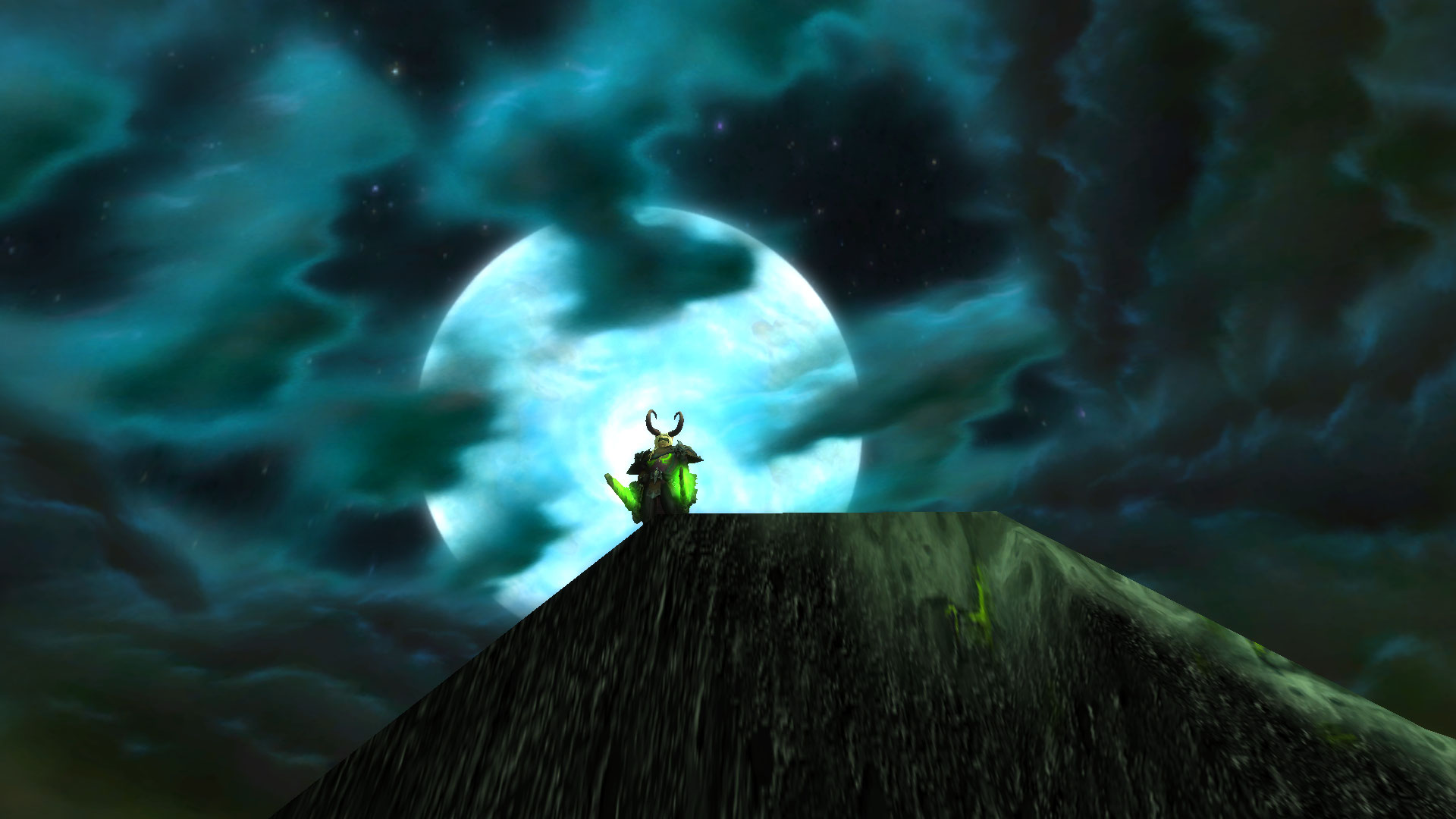 Au sommet de la Main de Guldan.