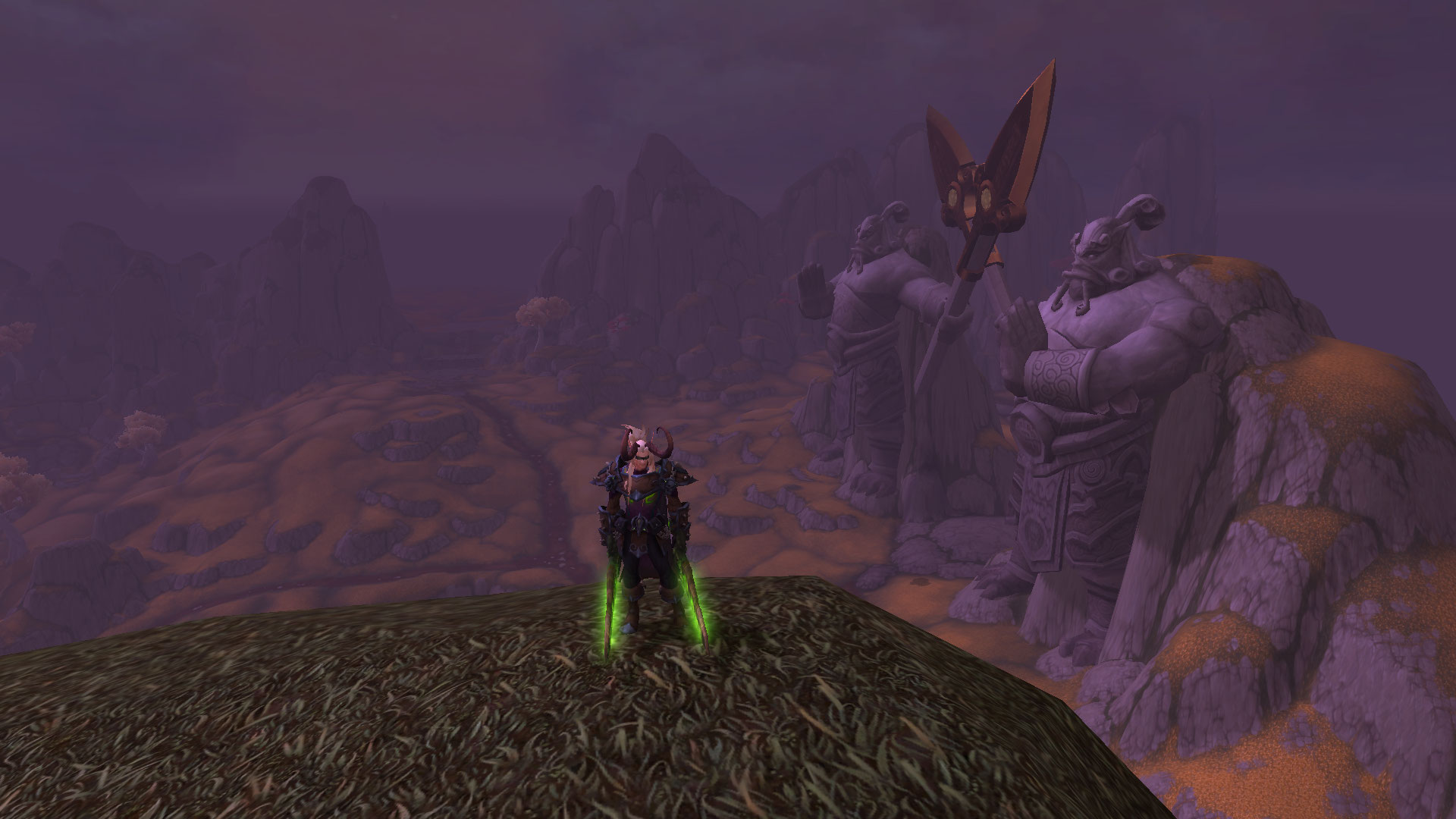 Hauteur des statues mogu.