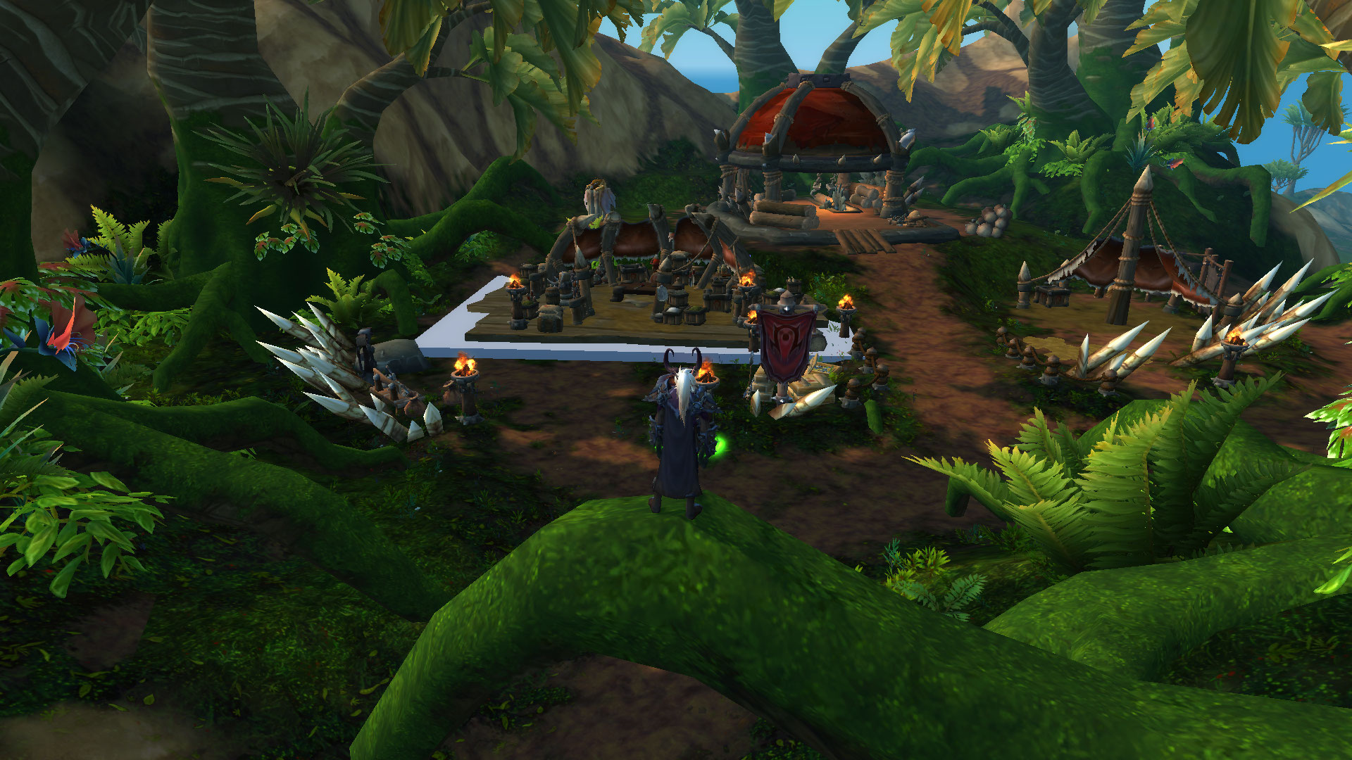 Partie de la scierie non-texturés.