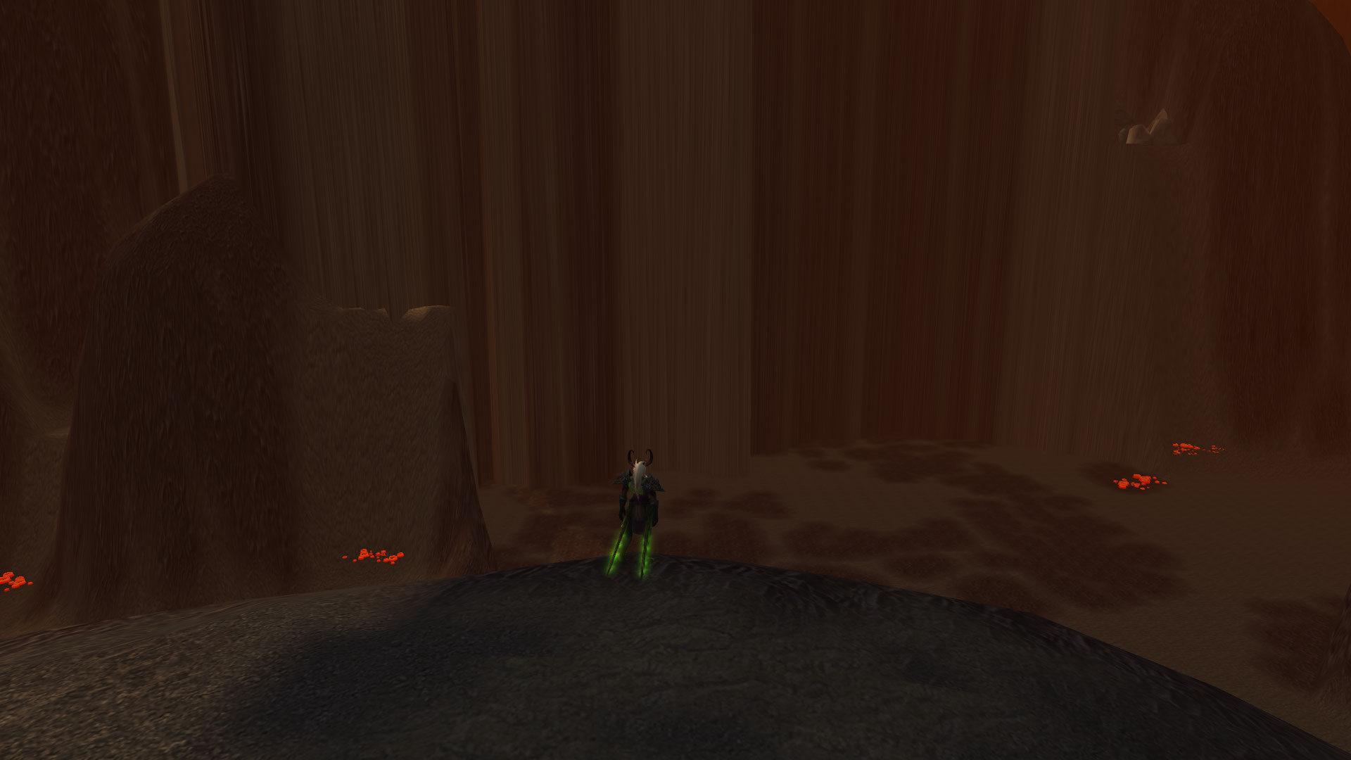 Entrée sud inexistante.