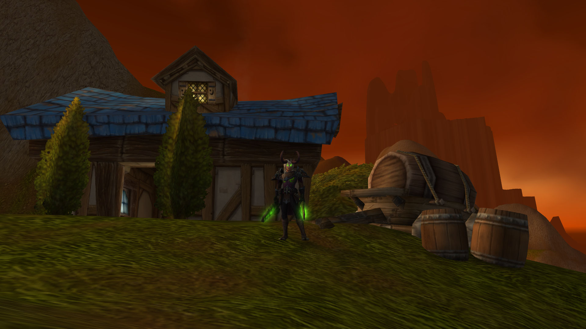 Maison a proximité de la cascade.